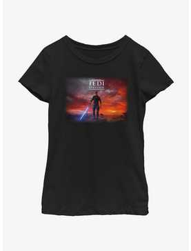 Star Wars Jedi: Survivor Cal Kestis Poster Youth Girls T-Shirt, , hi-res