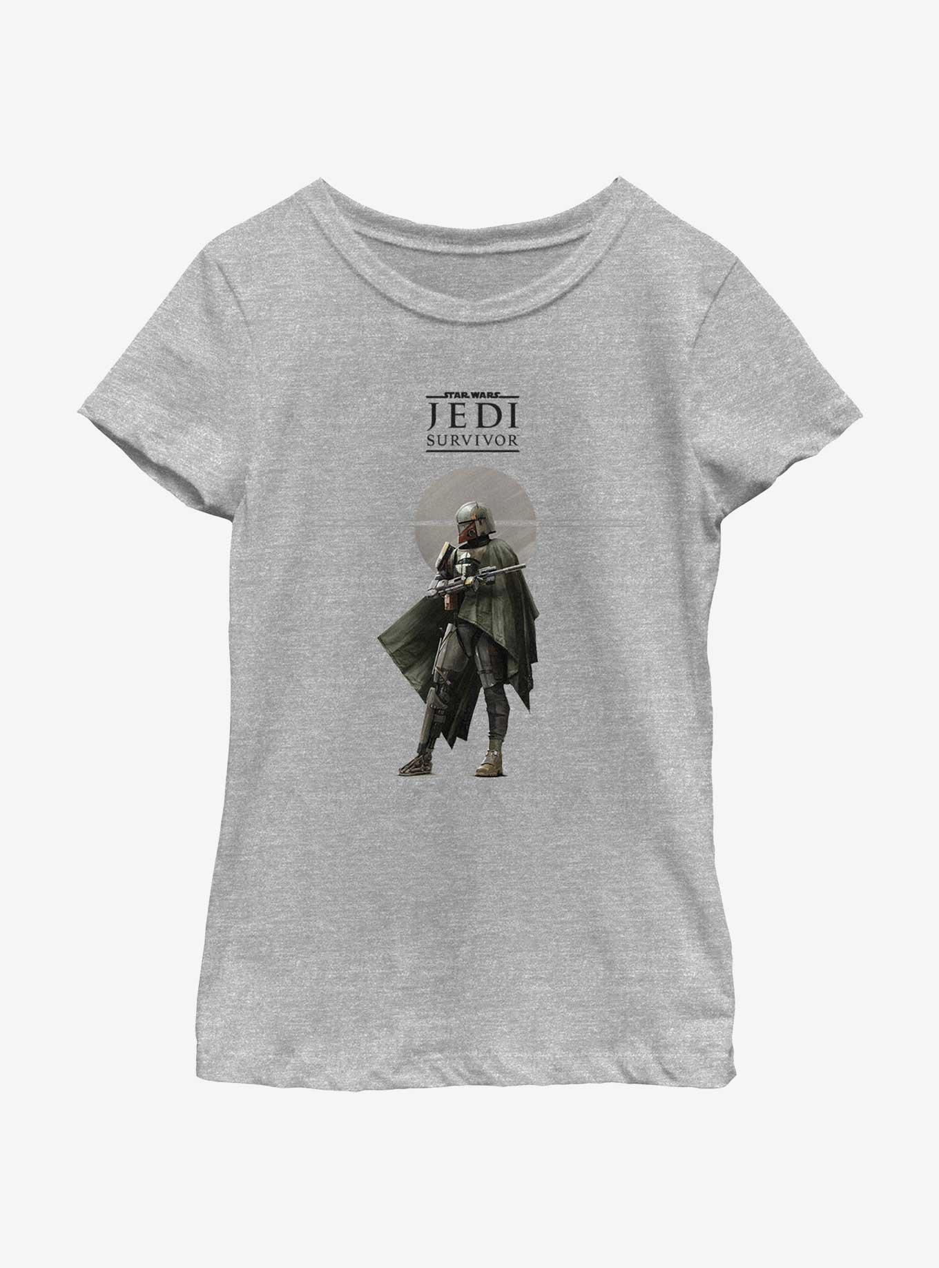 Star Wars Jedi: Survivor The Ninth Sister Logo Youth Girls T-Shirt, ATH HTR, hi-res