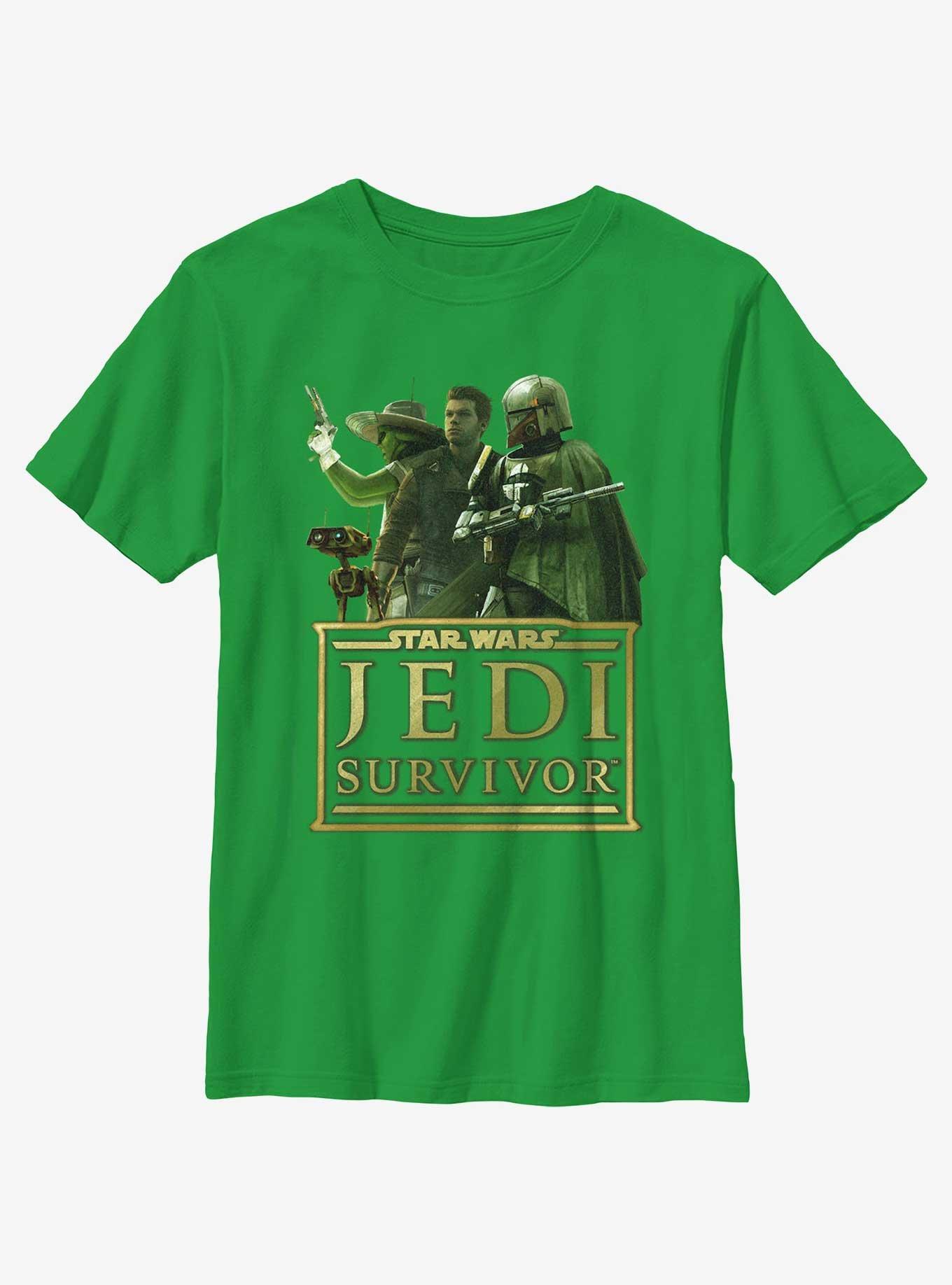 Star Wars Jedi: Survivor Trio Caij Cal and Boba Youth T-Shirt, , hi-res