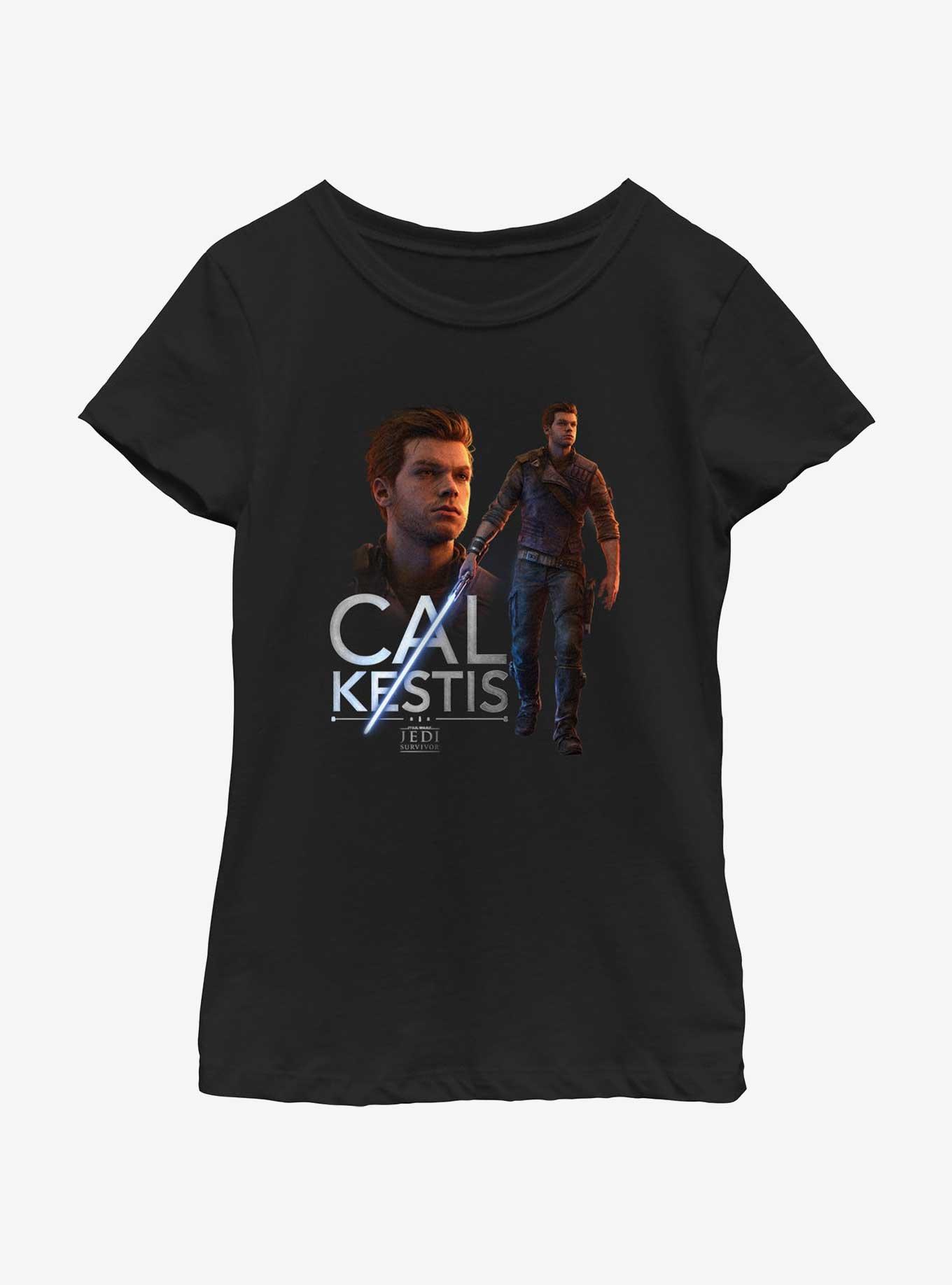 Star Wars Jedi: Survivor Cal Kestis Hero Youth Girls T-Shirt, , hi-res