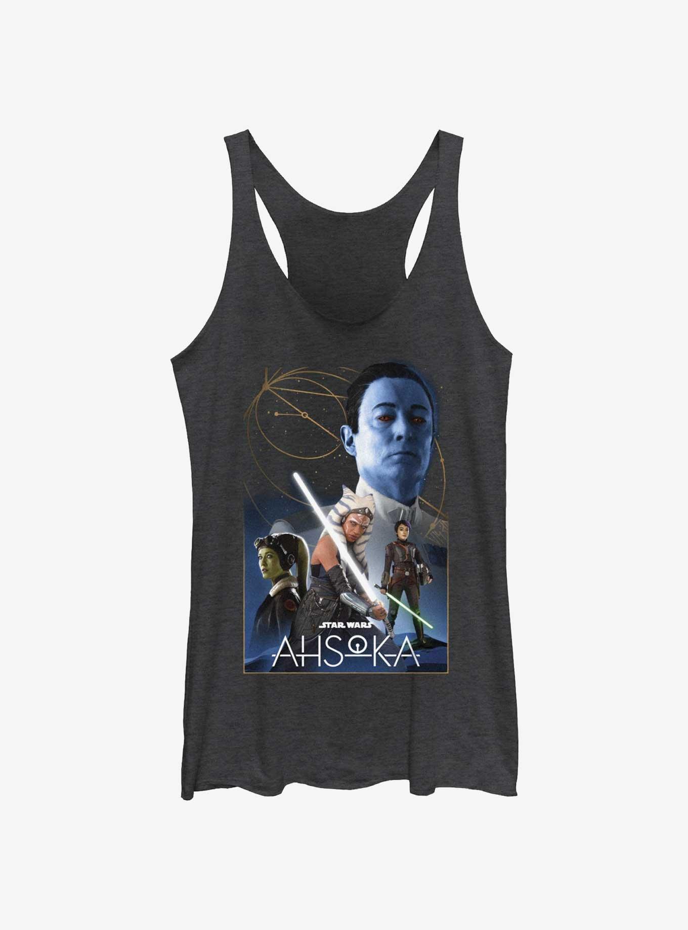 Star Wars Ahsoka Poster Womens Tank Top, , hi-res