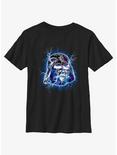 Star Wars Vader Lightning Youth T-Shirt, BLACK, hi-res