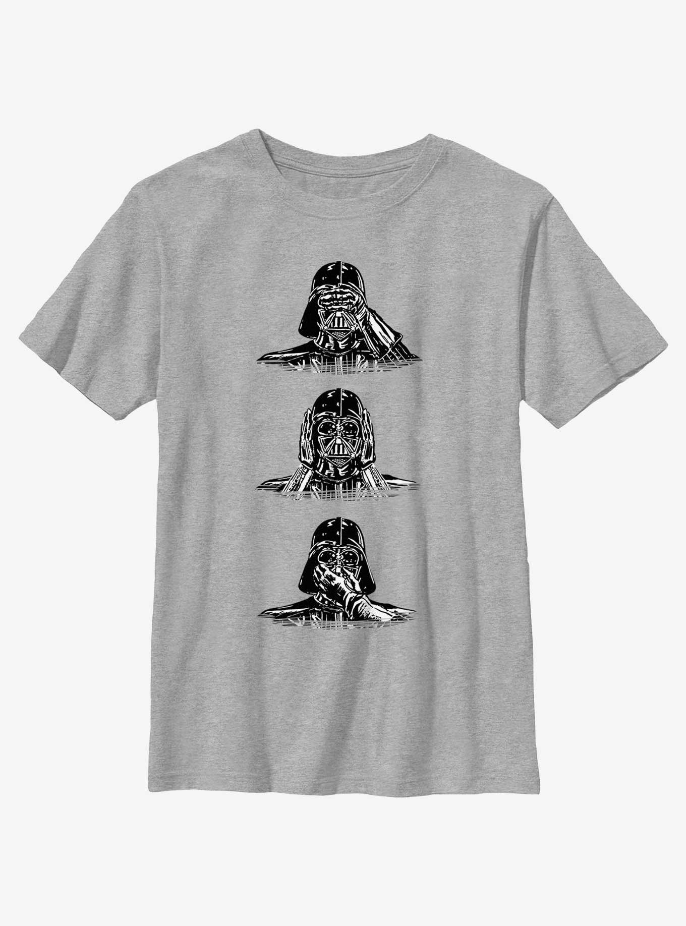 Star Wars Sense No Vader Youth T-Shirt, ATH HTR, hi-res