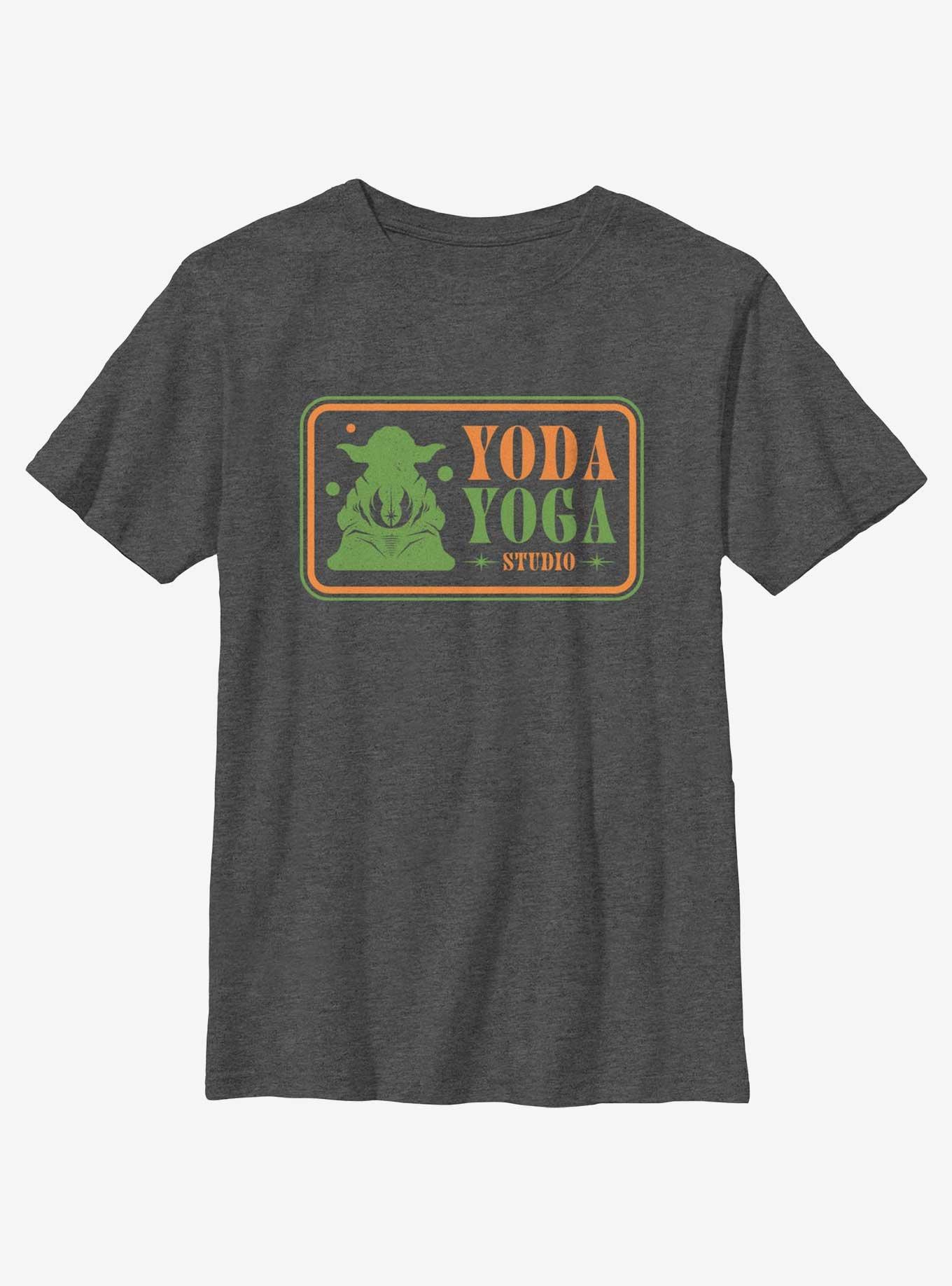 Star Wars Yoda Yoga Studio Youth T-Shirt, , hi-res