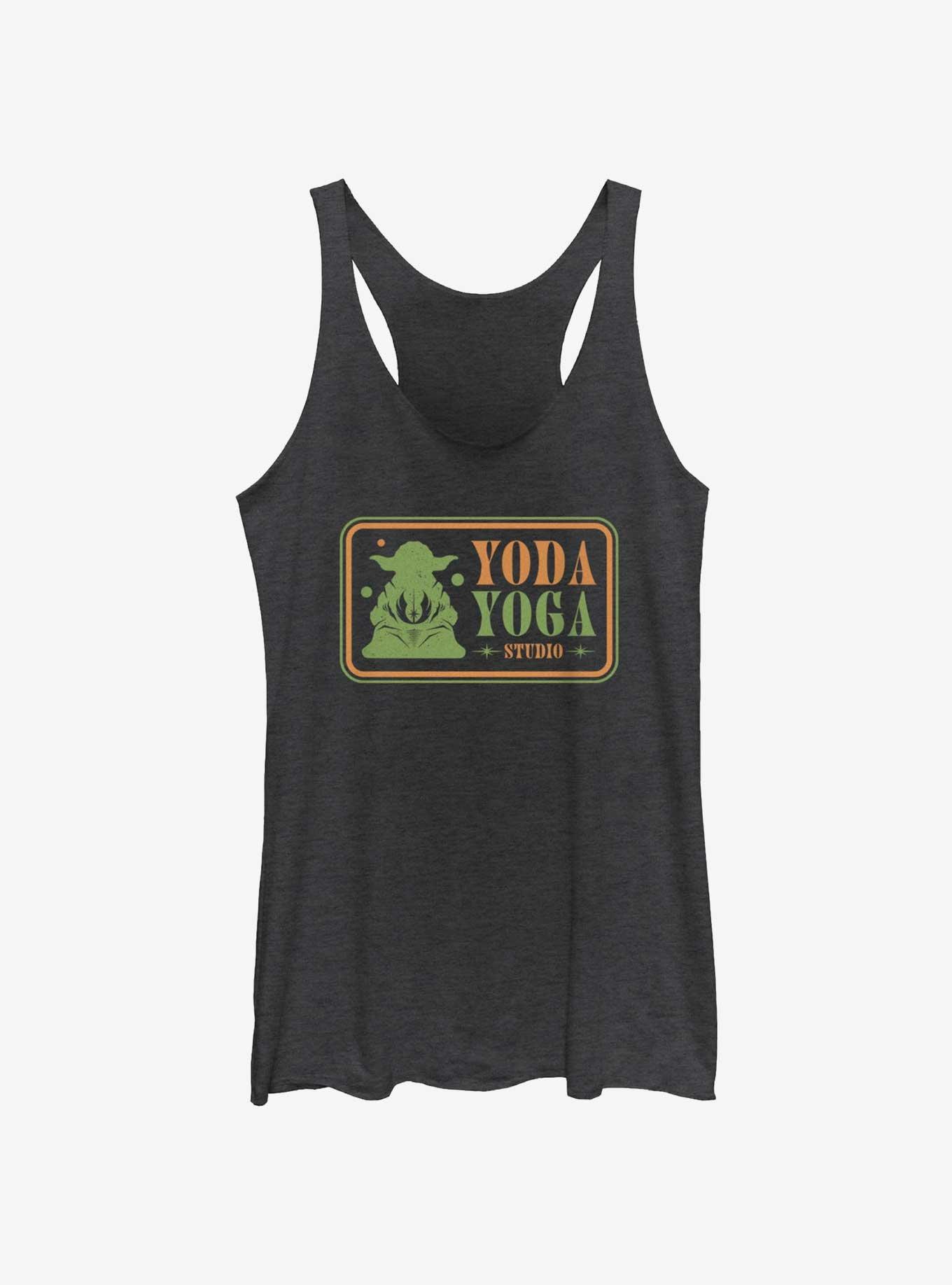 Star Wars Yoda Yoga Studio Womens Tank Top, , hi-res