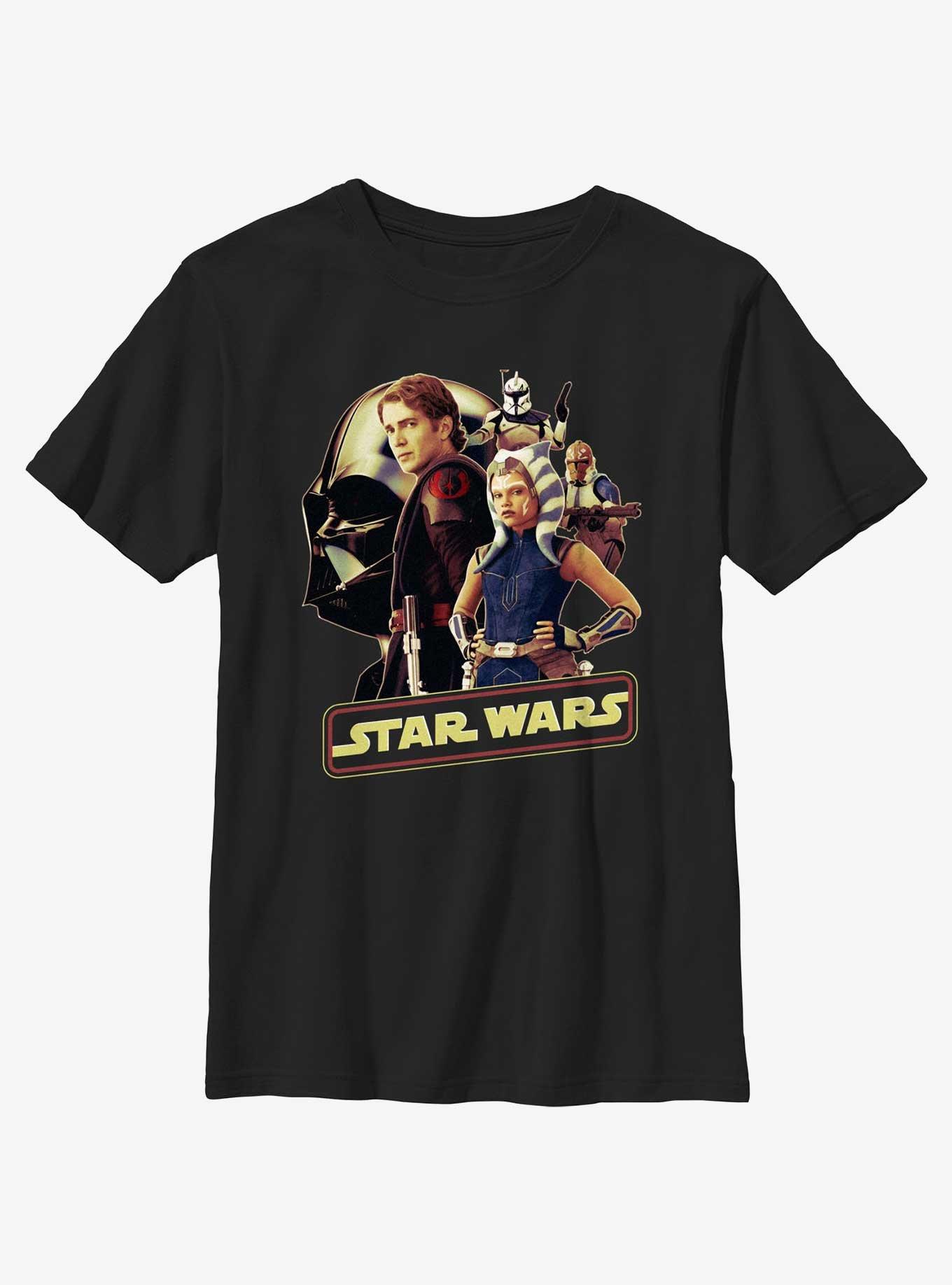 Star Wars Rebel Alliance Group Youth T-Shirt, BLACK, hi-res