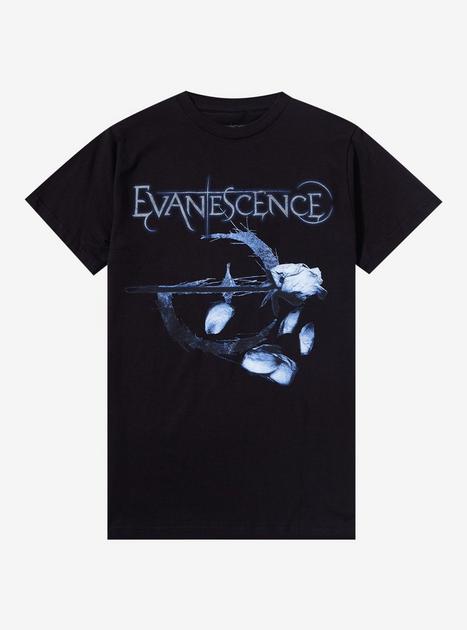 Evanescence Falling Petals Boyfriend Fit Girls T-Shirt | Hot Topic