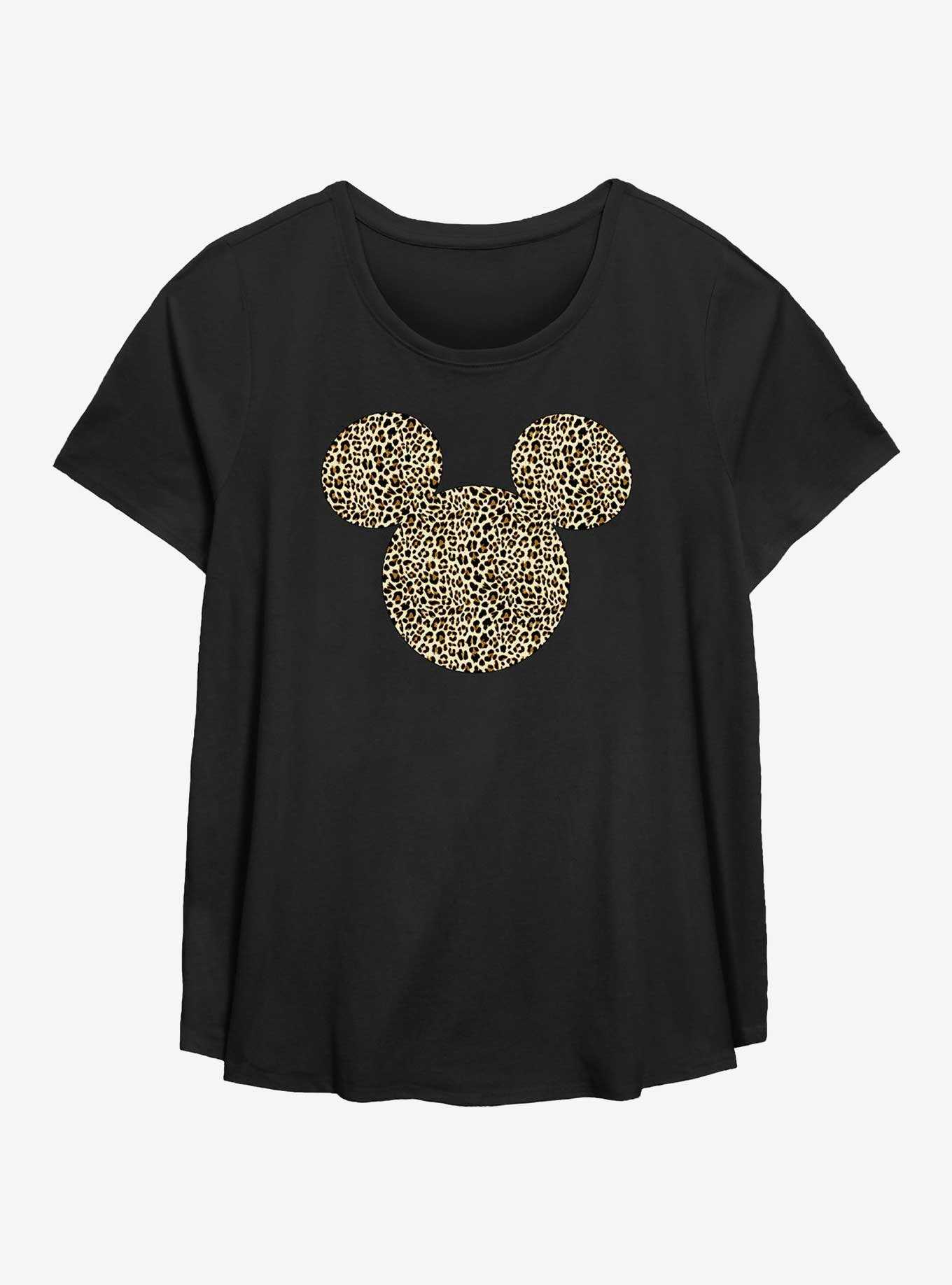Disney Mickey Mouse Animal Ears Womens T-Shirt Plus Size, , hi-res