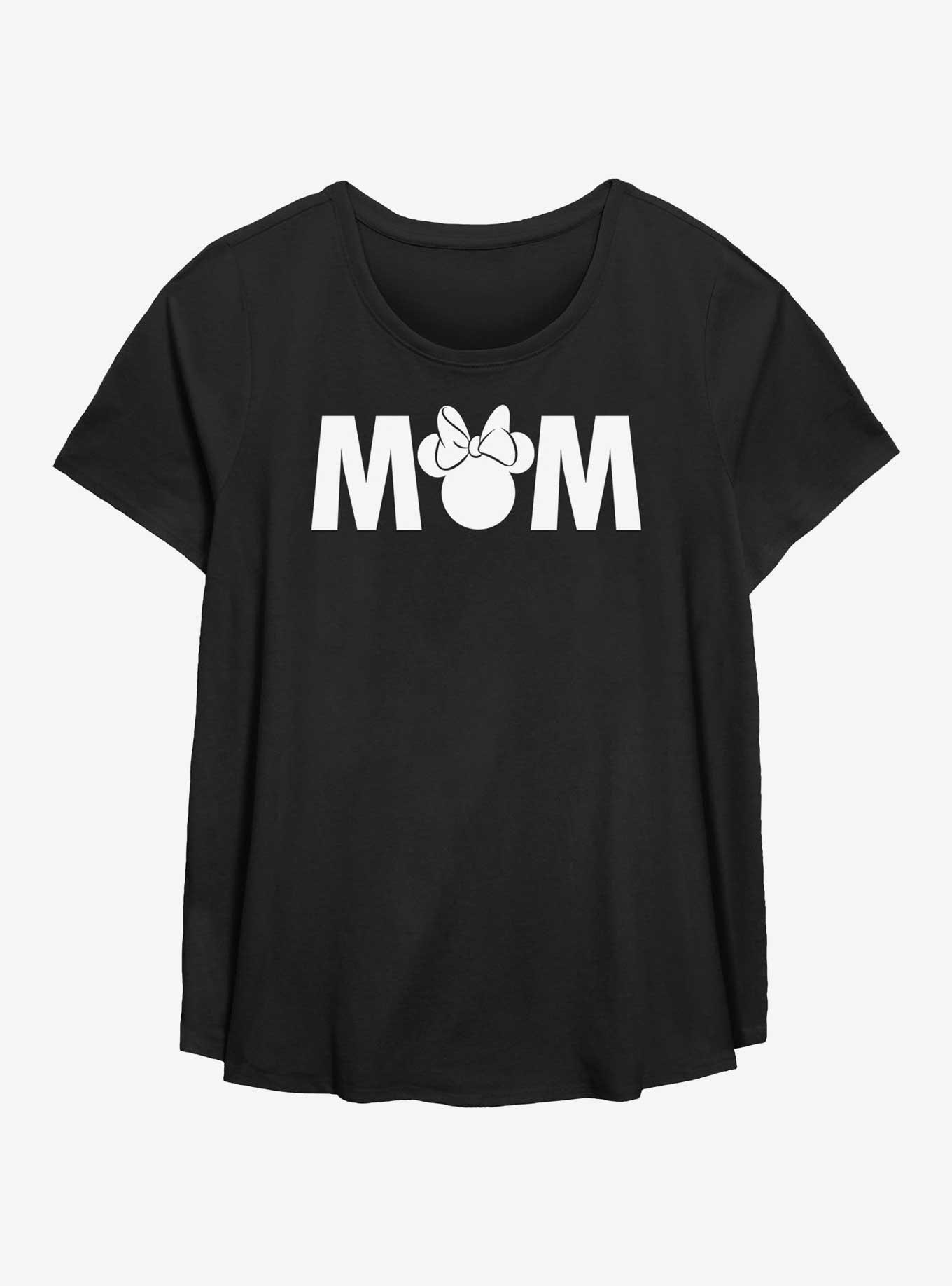 Disney Minnie Mouse Mom Womens T-Shirt Plus Size