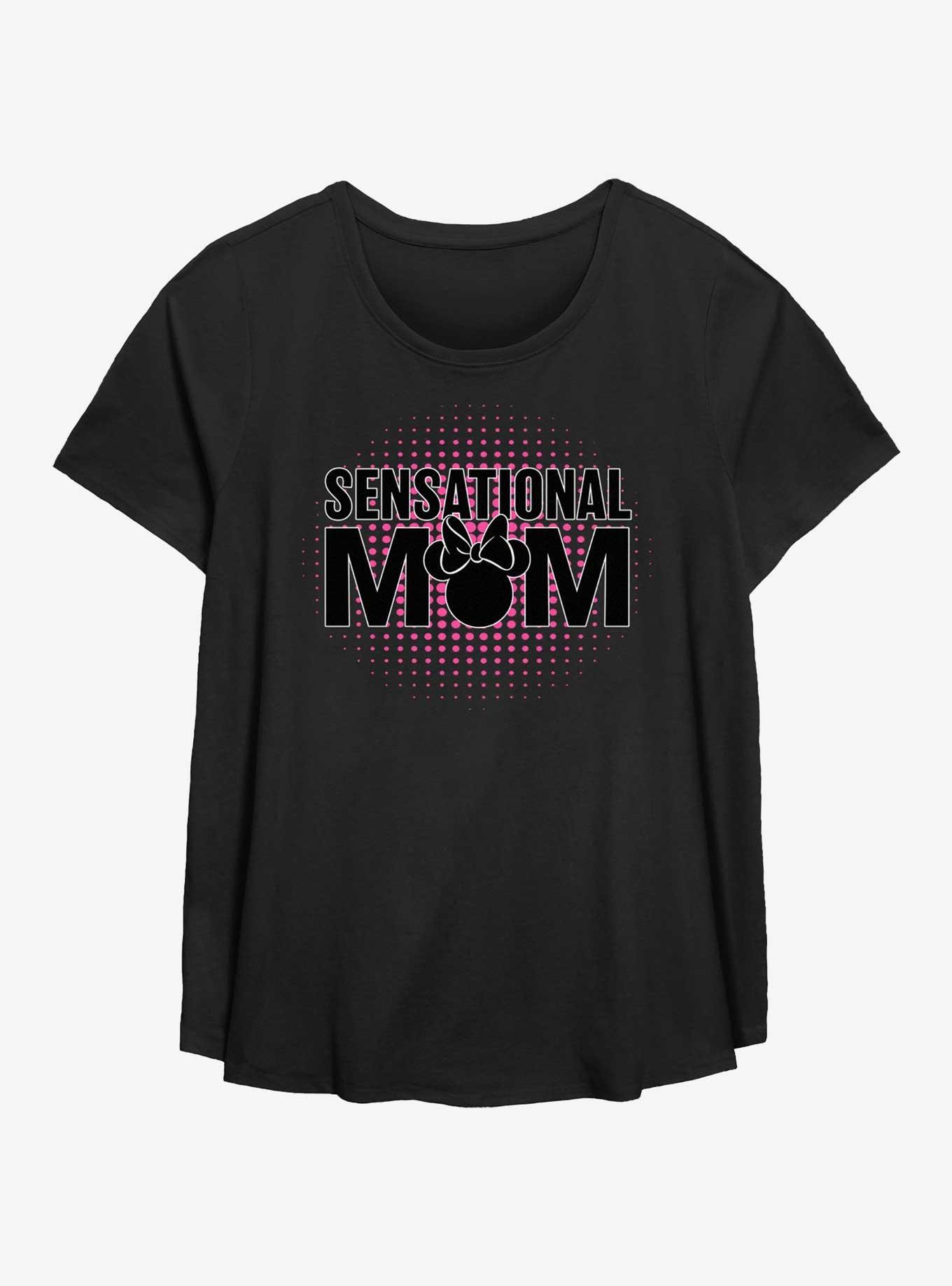 Disney Minnie Mouse Sensational Mom Womens T-Shirt Plus Size