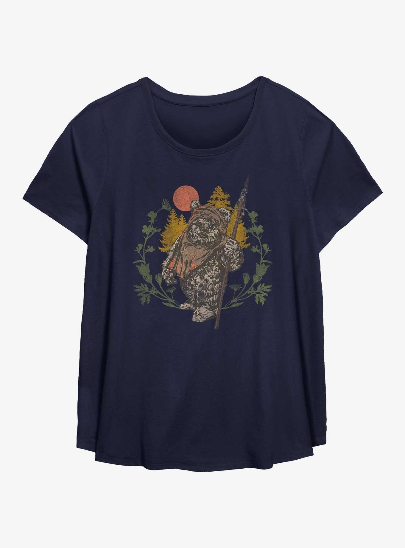 Star Wars Ewok Sunset Womens T-Shirt Plus Size, , hi-res