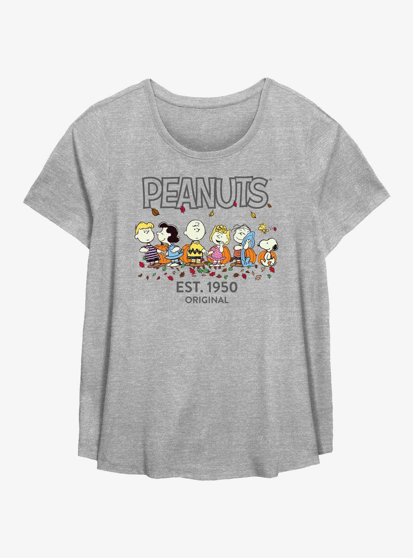Womens Peanuts Sweatshirt Shirt XXL 2X PLUS Size Snoopy Fall