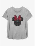 Disney Minnie Mouse Bow Womens T-Shirt Plus Size, HEATHER GR, hi-res