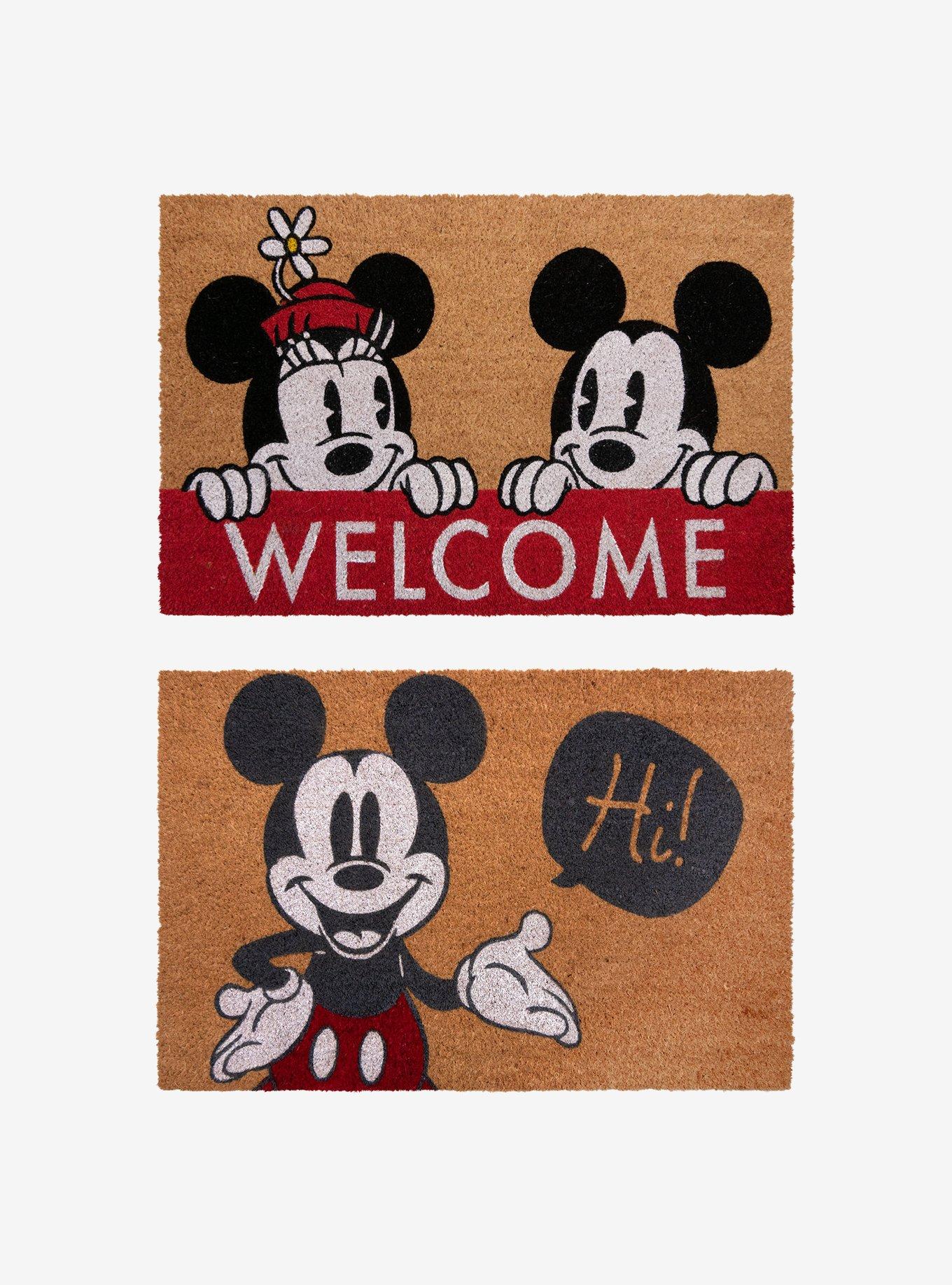 Disney Mickey Mouse Hi Welcome Coir Mat 2-Pack, , hi-res