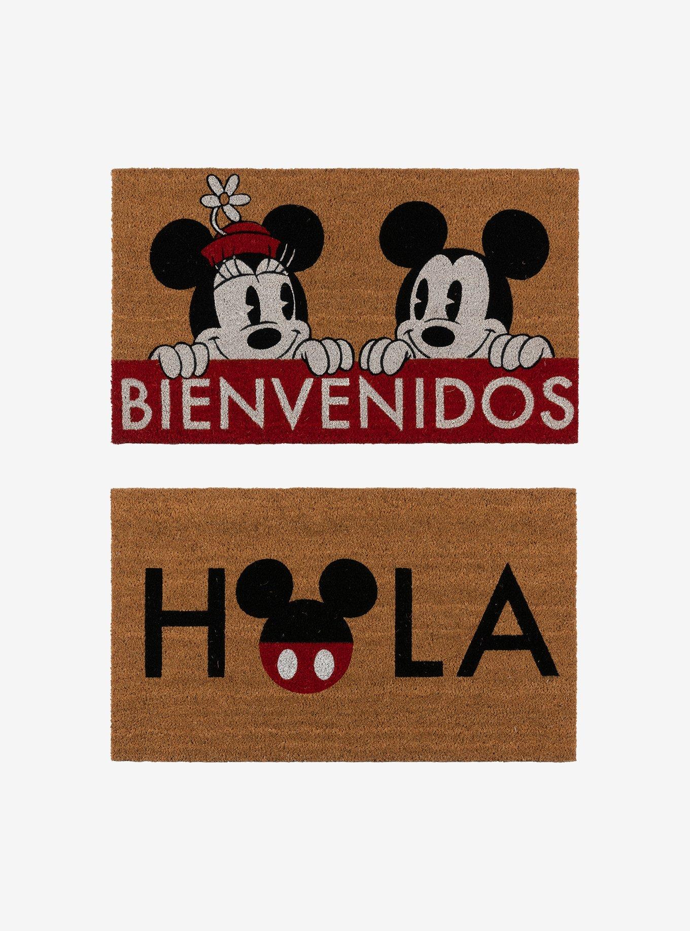 Disney Mickey Mouse Hola Bienvenidos Coir Mat 2-Pack, , hi-res