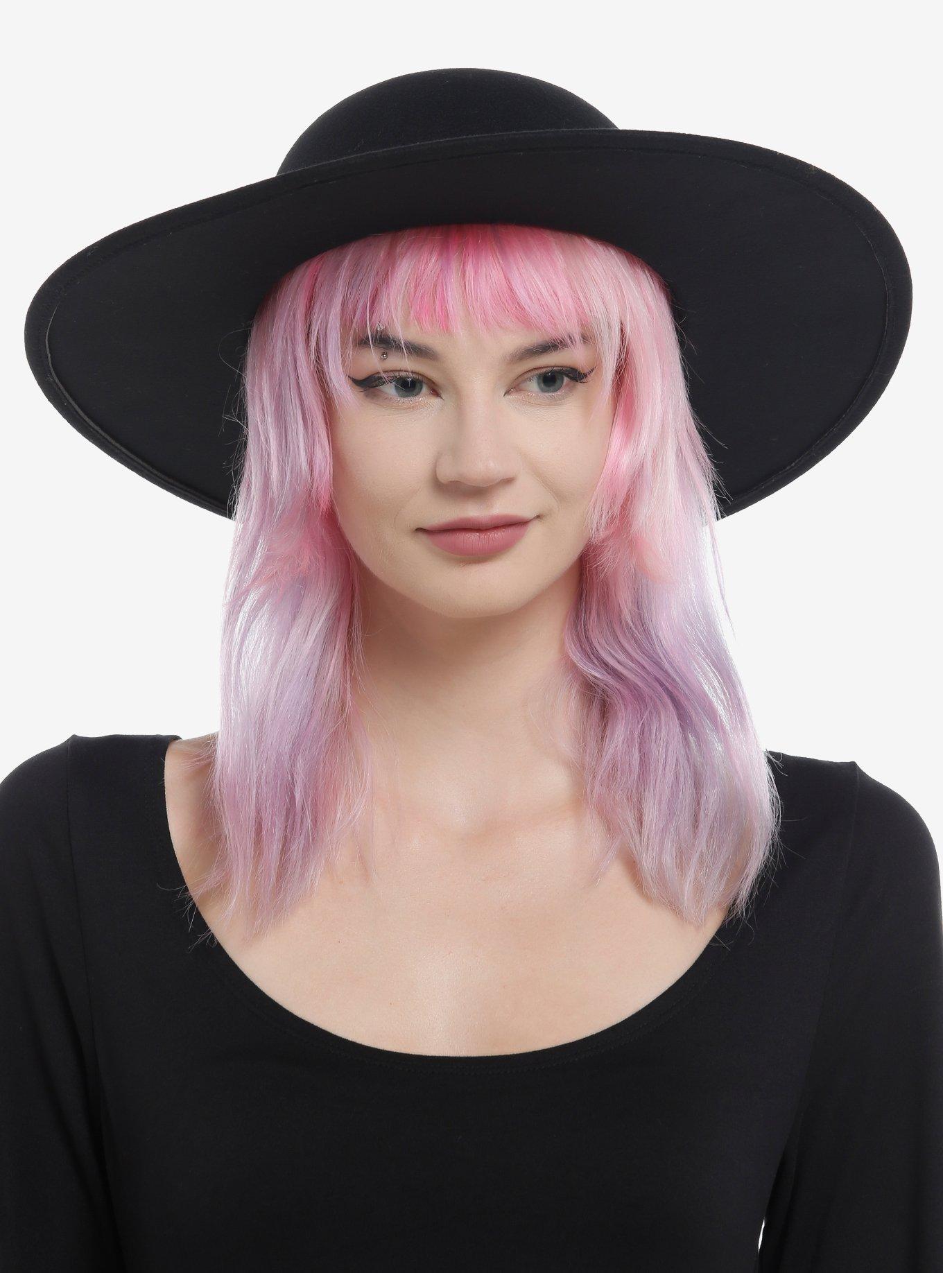 Beetlejuice Lydia Deetz Black Brim Hat, , hi-res