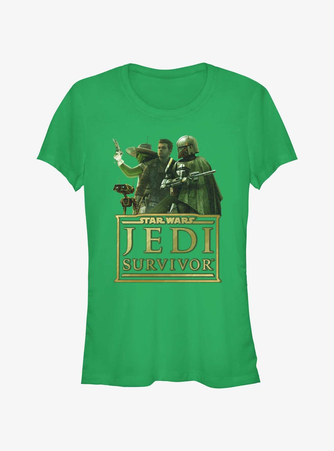 Star Wars Jedi: Survivor Trio Caij Cal and Boba Girls T-Shirt, KELLY, hi-res