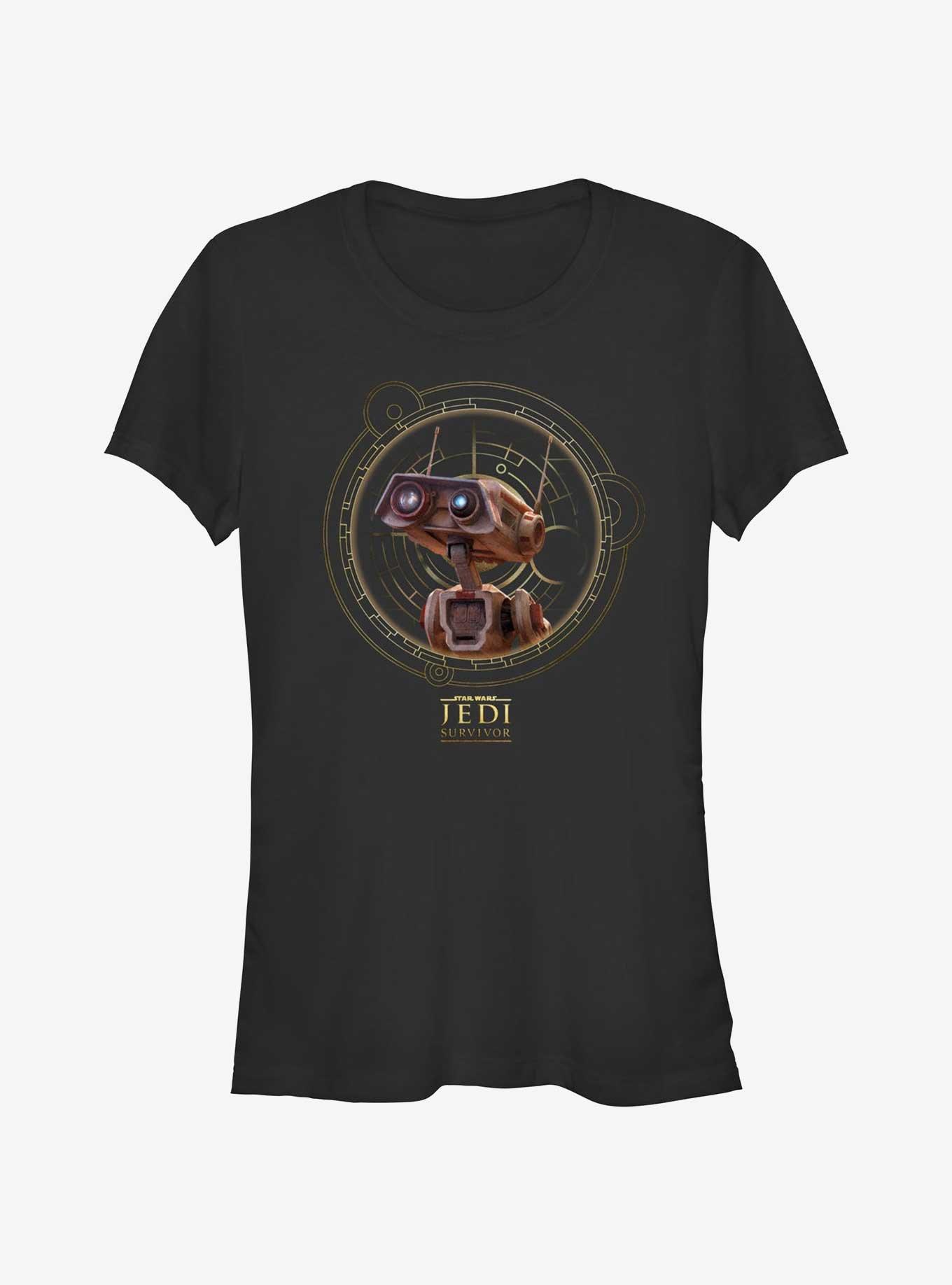 Star Wars Jedi: Survivor BD-1 Portrait Girls T-Shirt, BLACK, hi-res