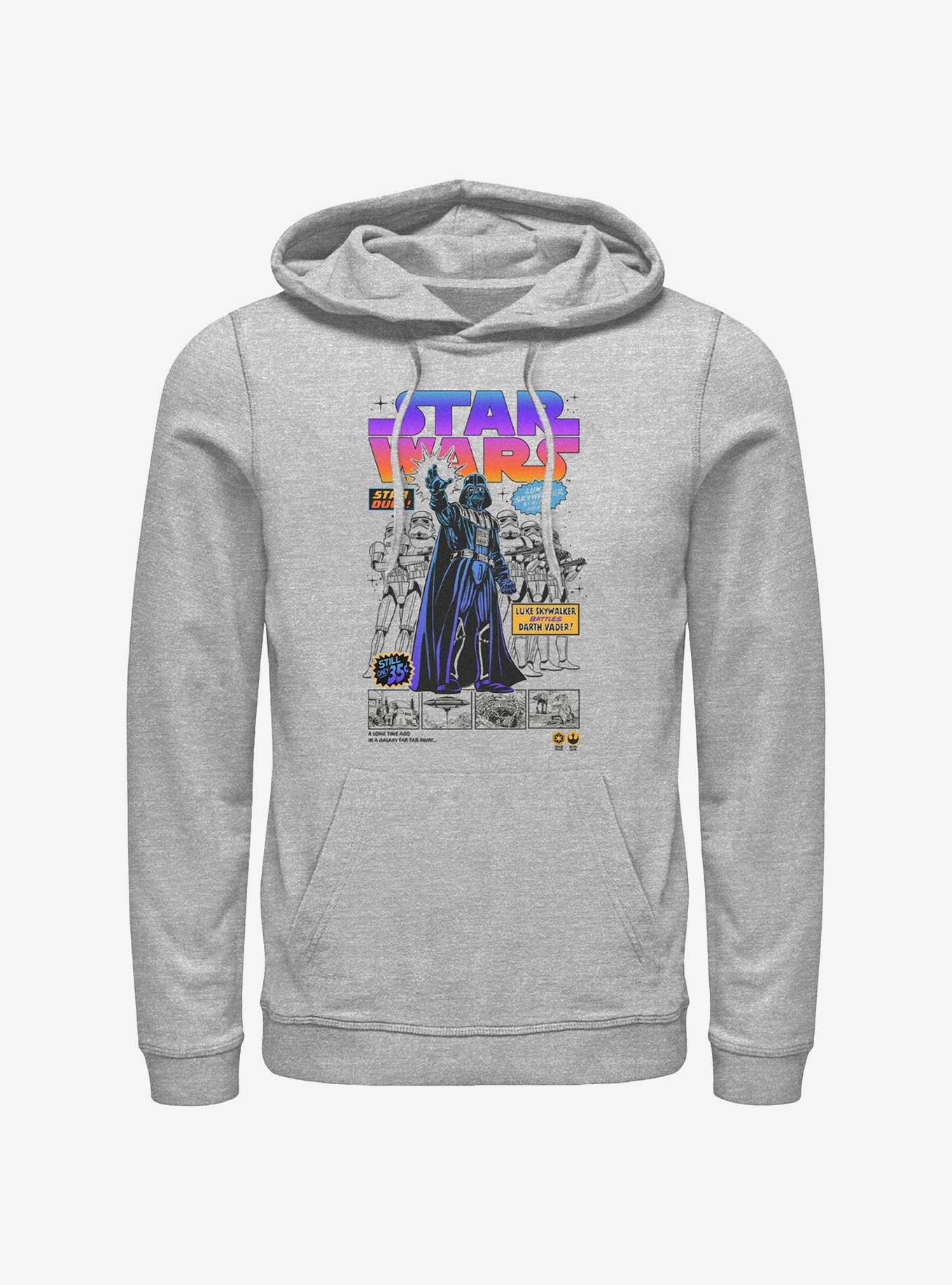 Star Wars Comic Vader Hoodie, ATH HTR, hi-res