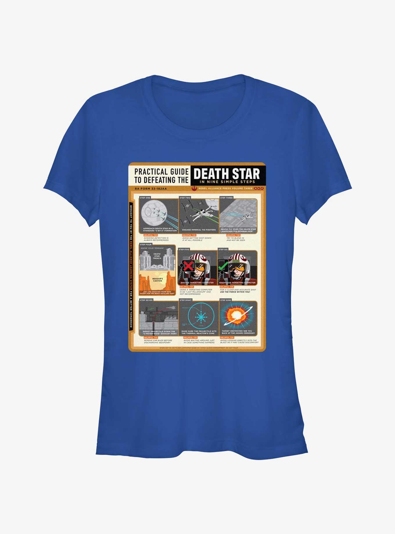 Star Wars Death Star Nine Steps Girls T-Shirt
