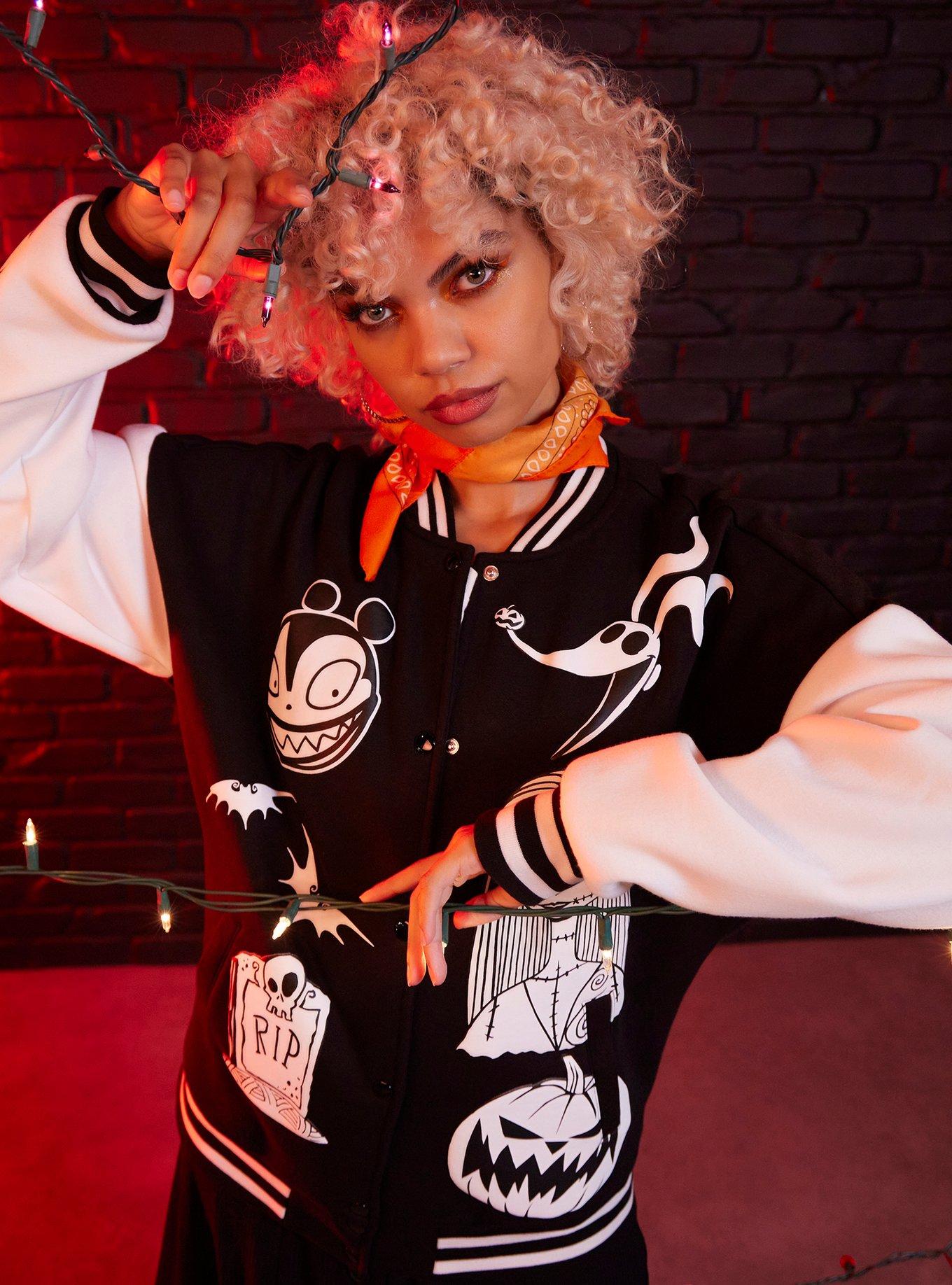 Her Universe The Nightmare Before Christmas Oversized Varsity Jacket Her Universe