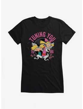 Hey Arnold! Tuning You Out 1996 Girls T-Shirt, , hi-res
