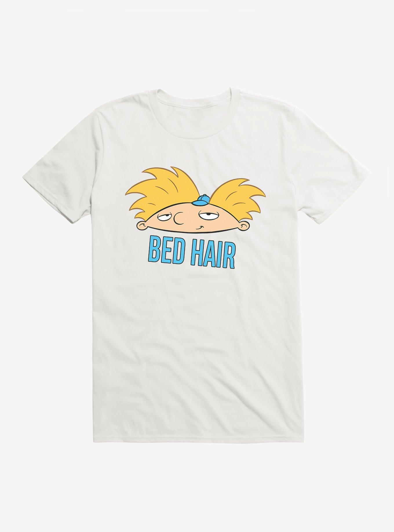 Hey Arnold! Bed Hair T-Shirt, WHITE, hi-res