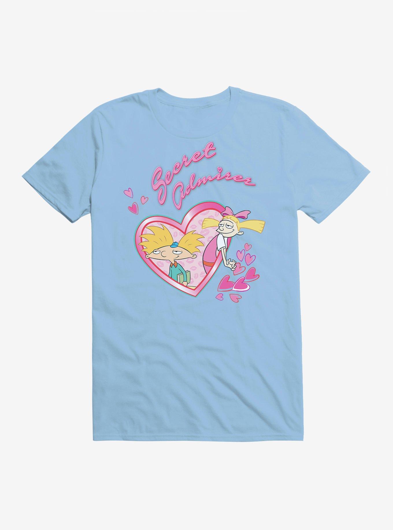 Hey Arnold! Secret Admirer T-Shirt, LIGHT BLUE, hi-res