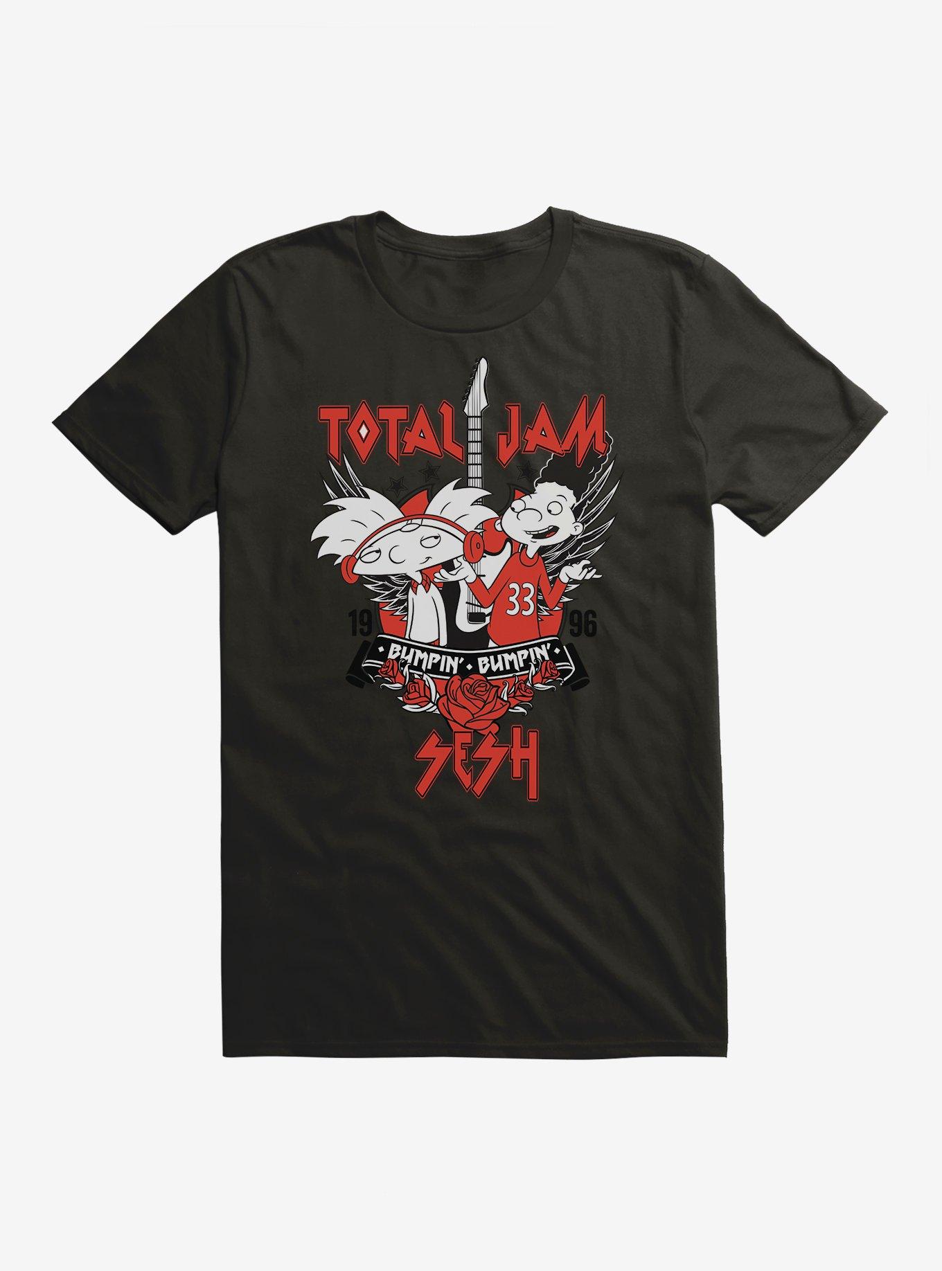 Hey Arnold! Total Jam Sesh 1996 T-Shirt, BLACK, hi-res