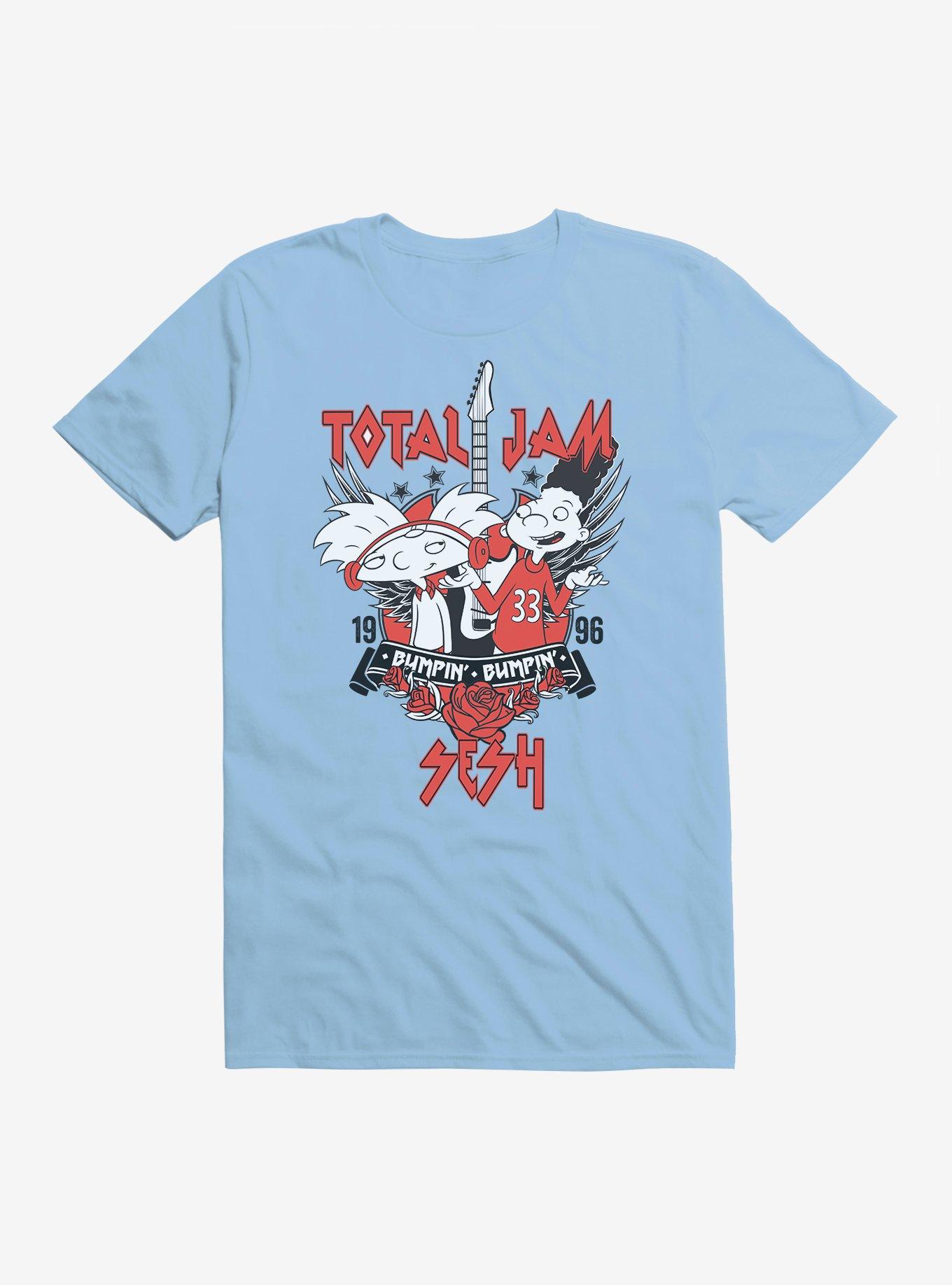 Hey Arnold! Total Jam Sesh 1996 T-Shirt, LIGHT BLUE, hi-res