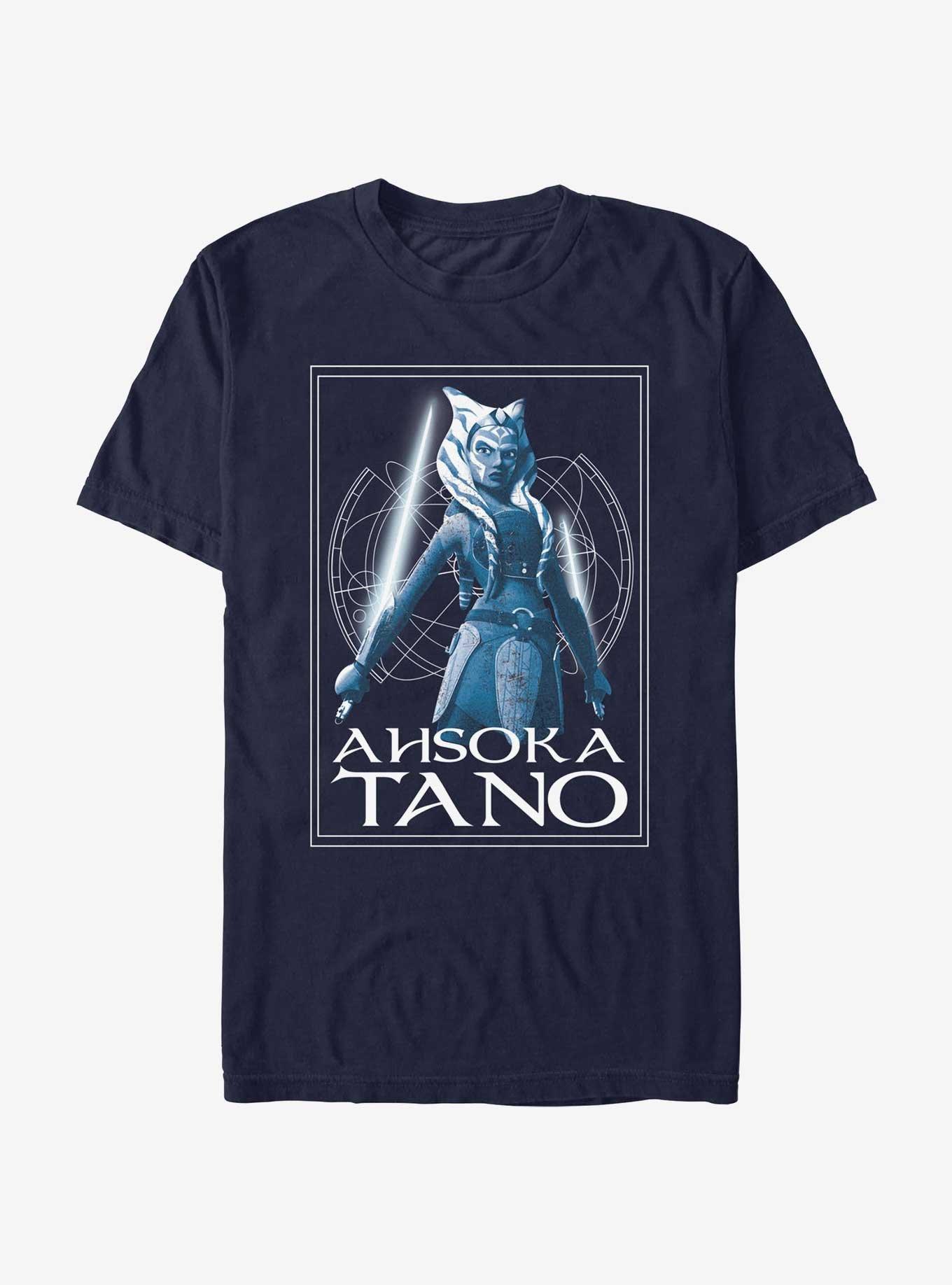 Star Wars: The Clone Wars Ahsoka Star Map T-Shirt, NAVY, hi-res