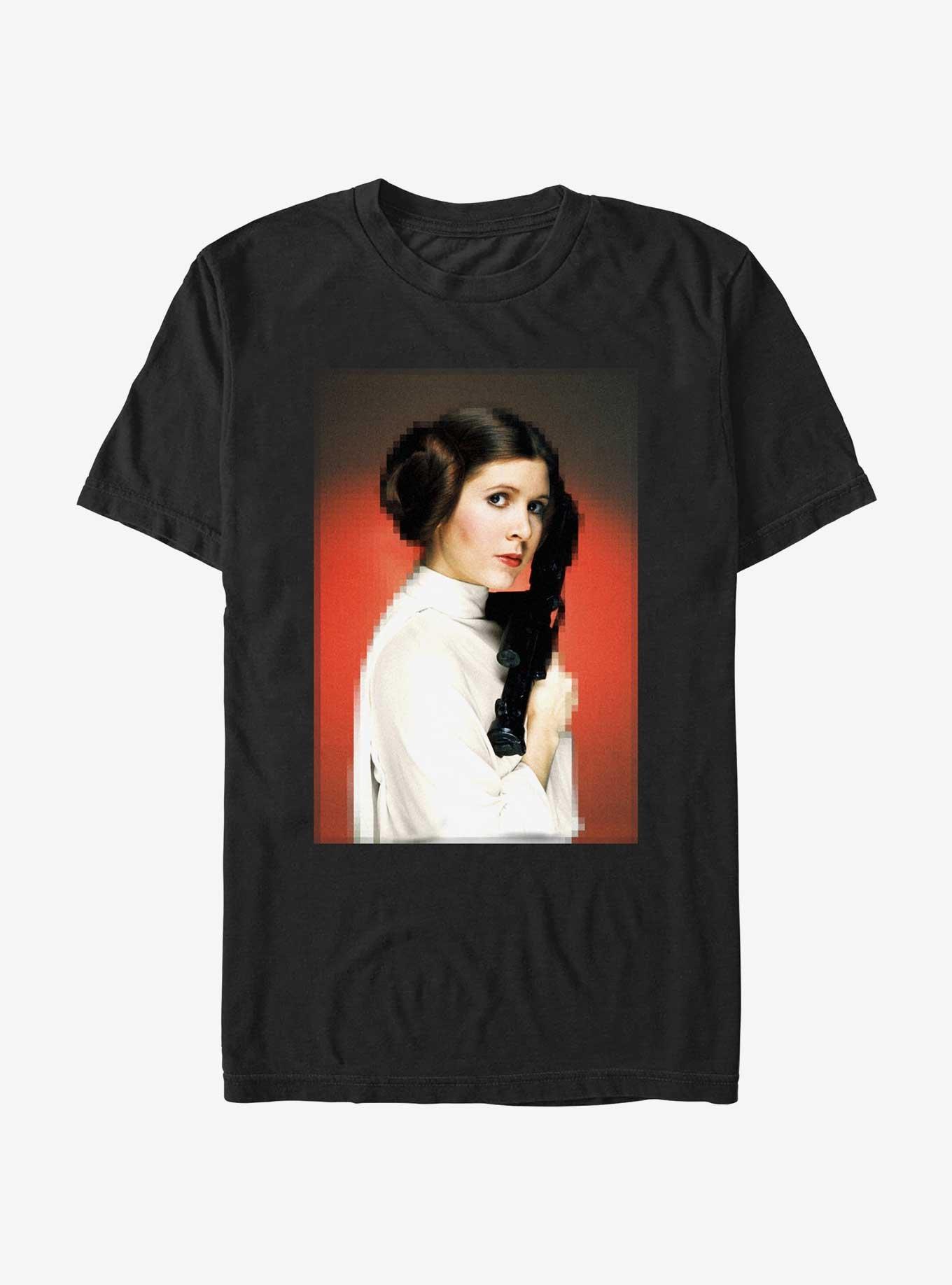 Star Wars Shooter Leia T-Shirt, BLACK, hi-res