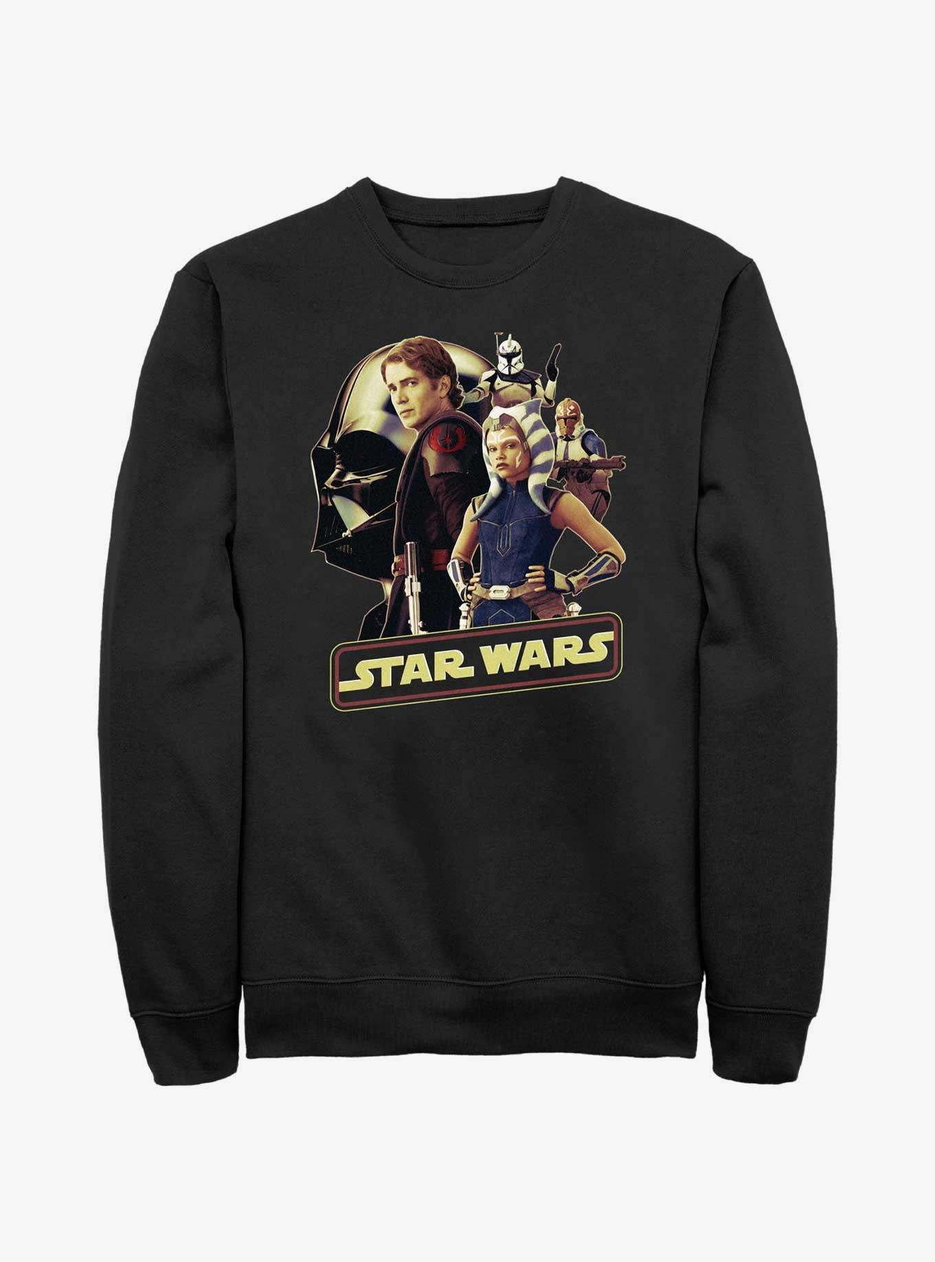 Star Wars Rebel Alliance Group Sweatshirt, BLACK, hi-res