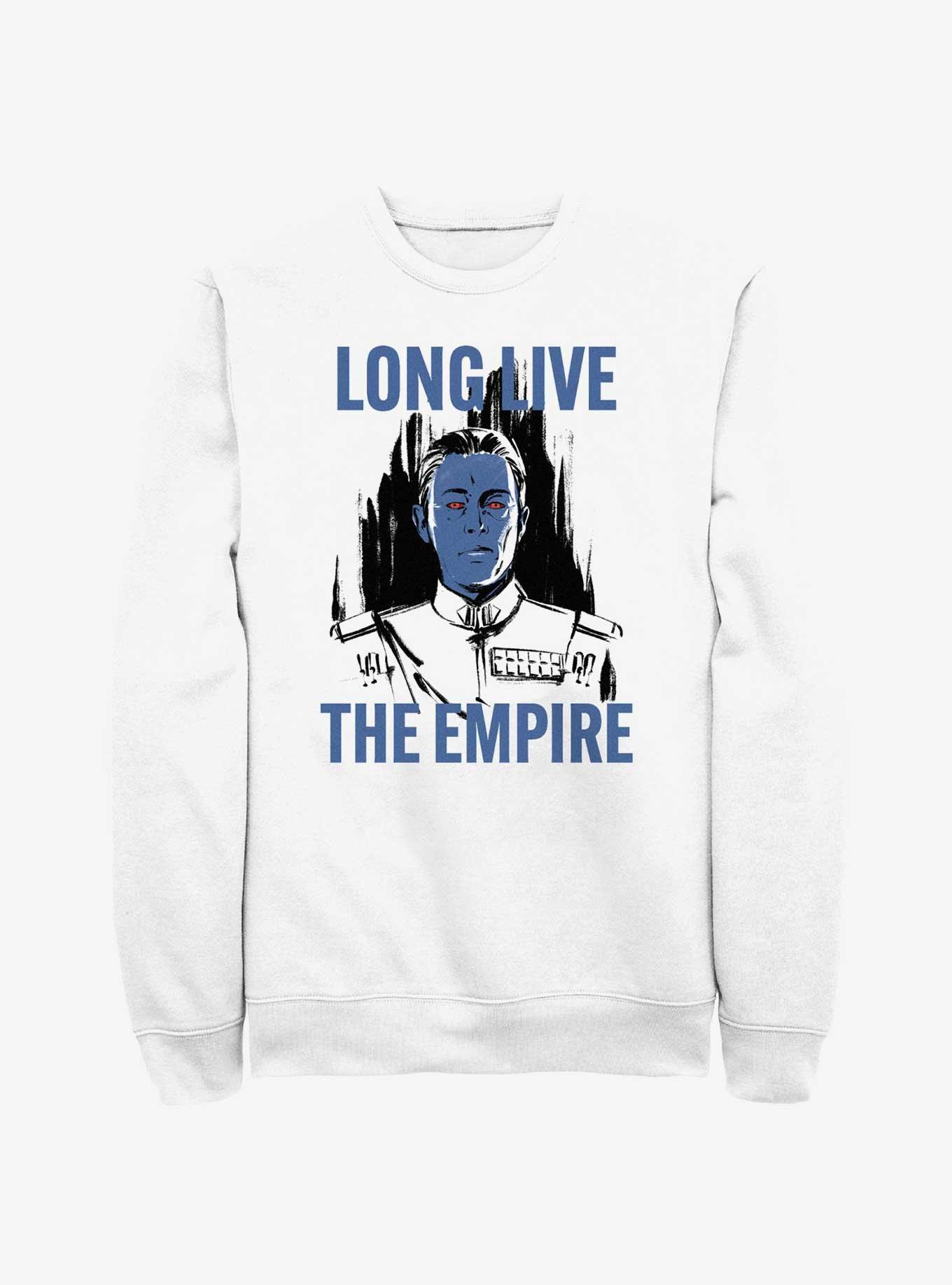 Star Wars Long Live Thrawn Sweatshirt, WHITE, hi-res