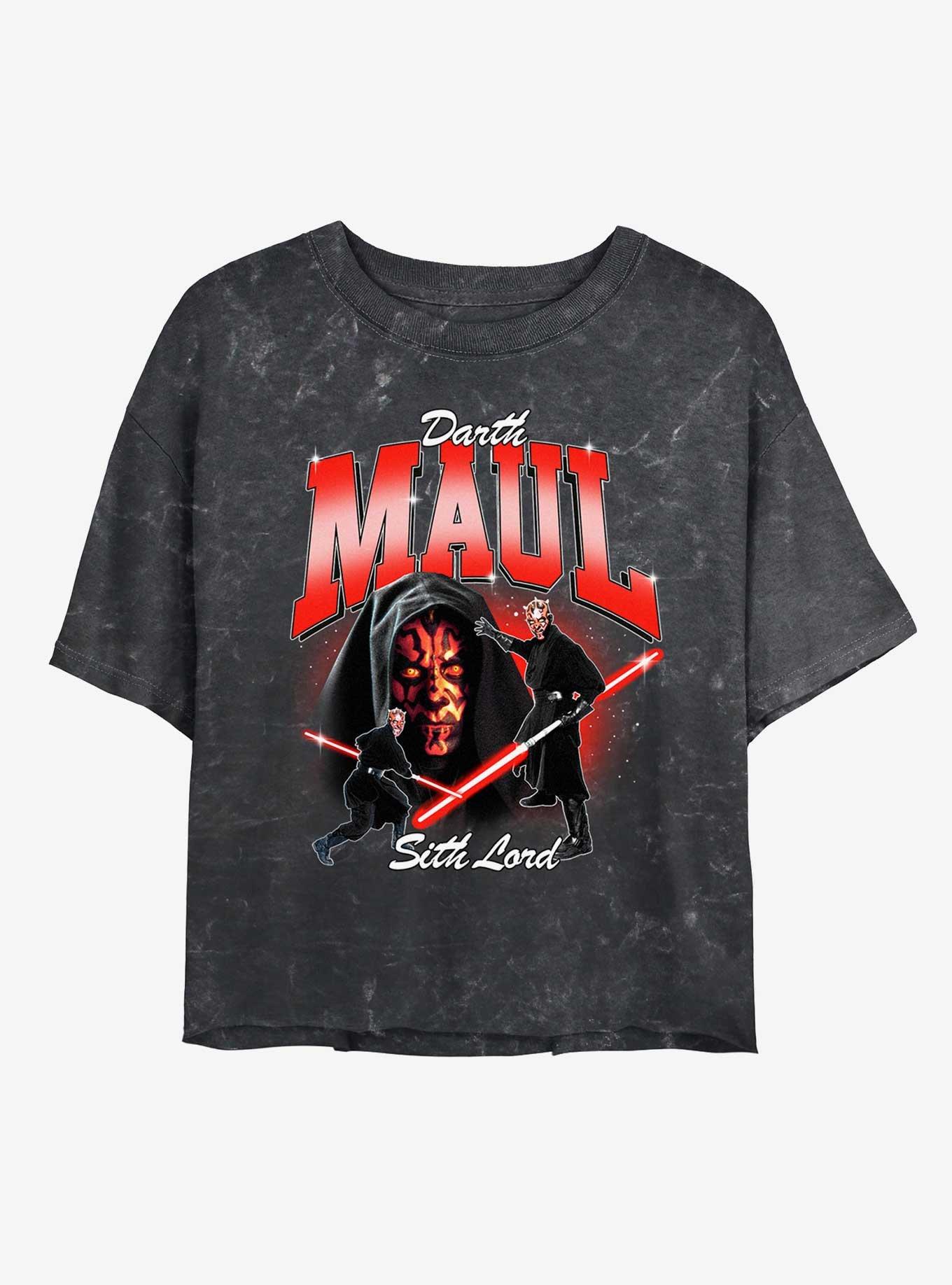 Star Wars Mauler Womens Mineral Wash Crop T-Shirt, , hi-res