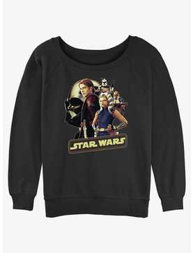 Star Wars Rebel Alliance Group Womens Slouchy Sweatshirt, , hi-res