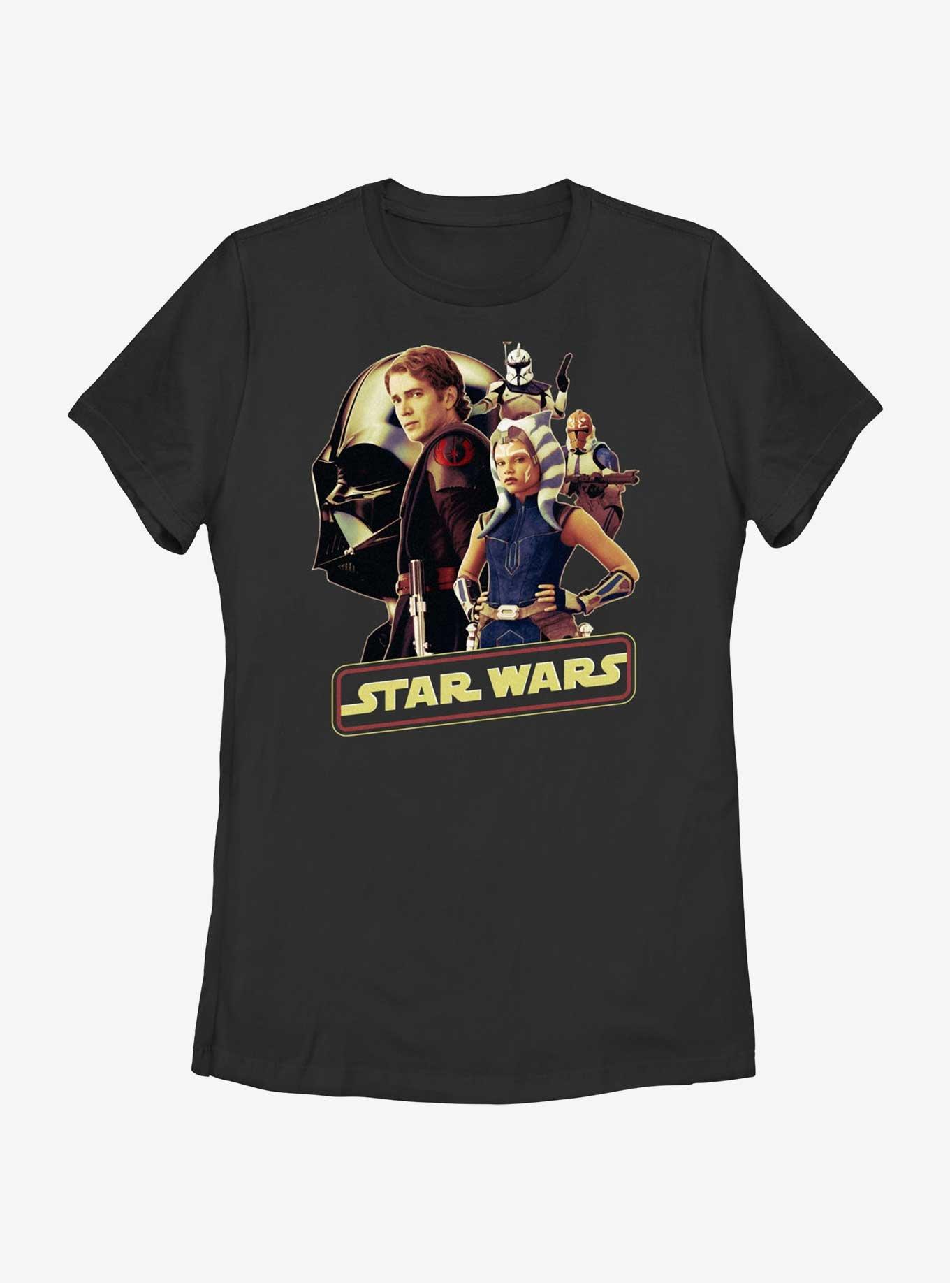 Star Wars Rebel Alliance Group Womens T-Shirt, , hi-res