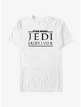 Star Wars Jedi: Survivor Logo T-Shirt, WHITE, hi-res