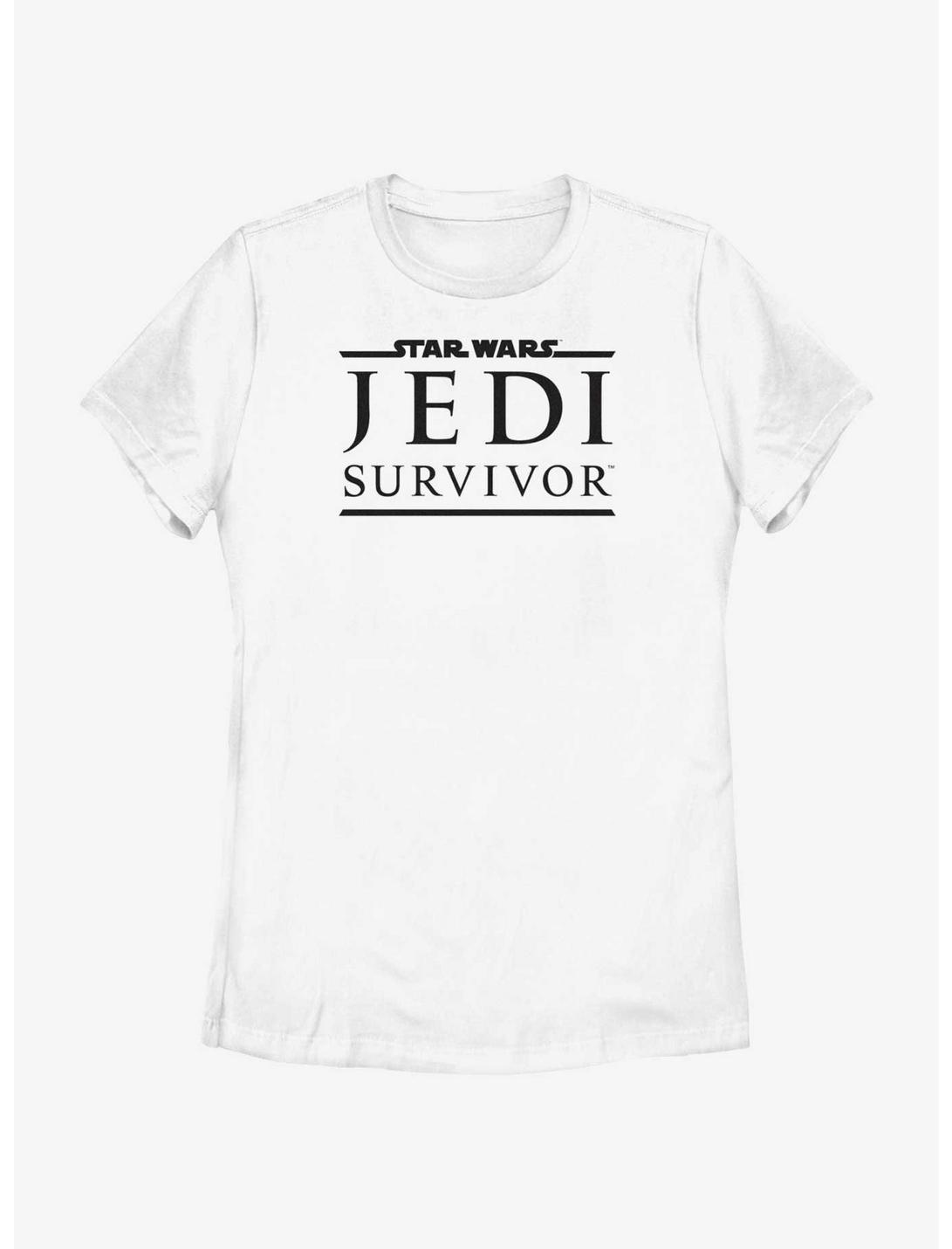 Star Wars Jedi: Survivor Logo Womens T-Shirt, WHITE, hi-res
