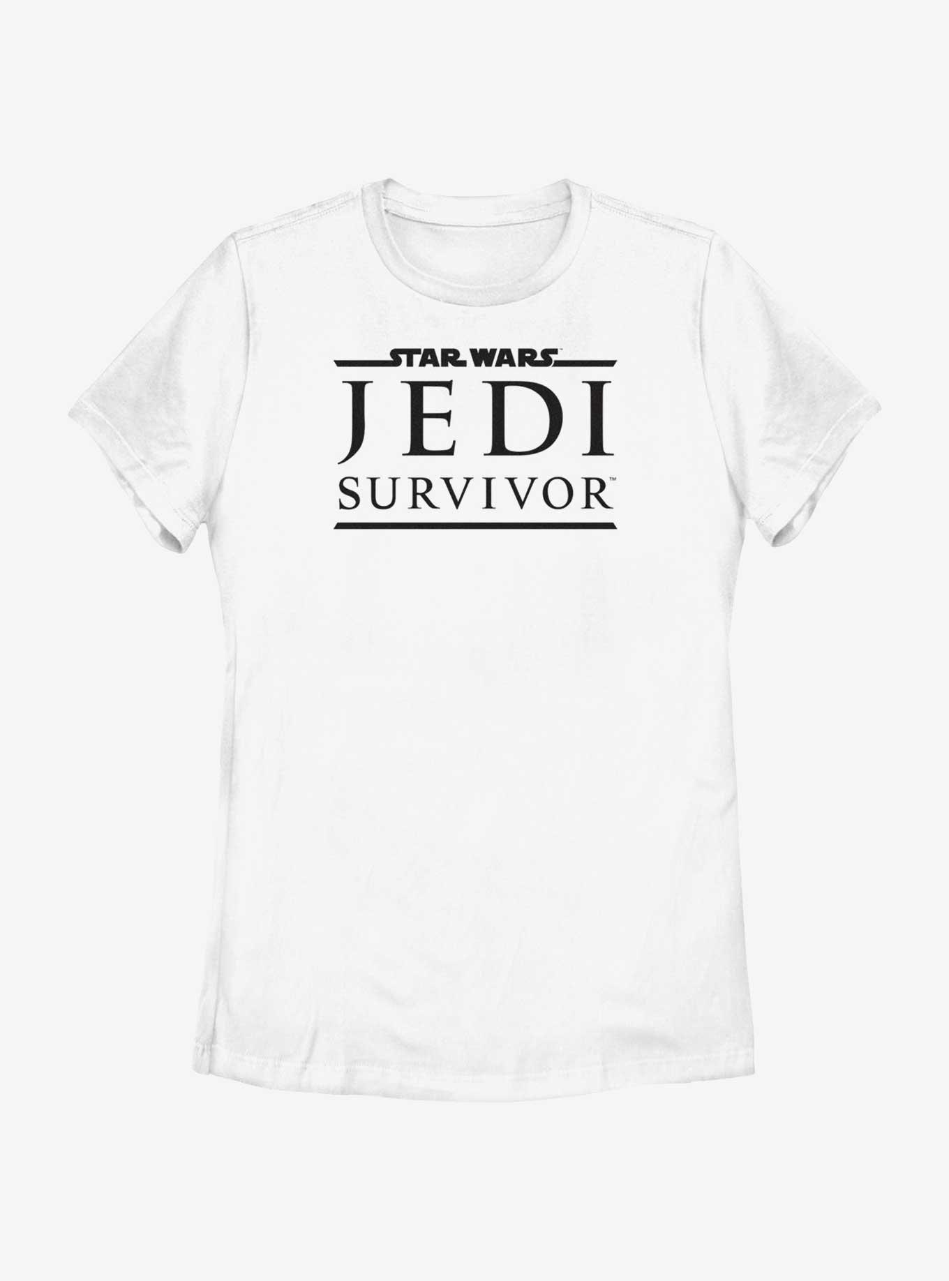 Star Wars Jedi: Survivor Logo Womens T-Shirt, WHITE, hi-res