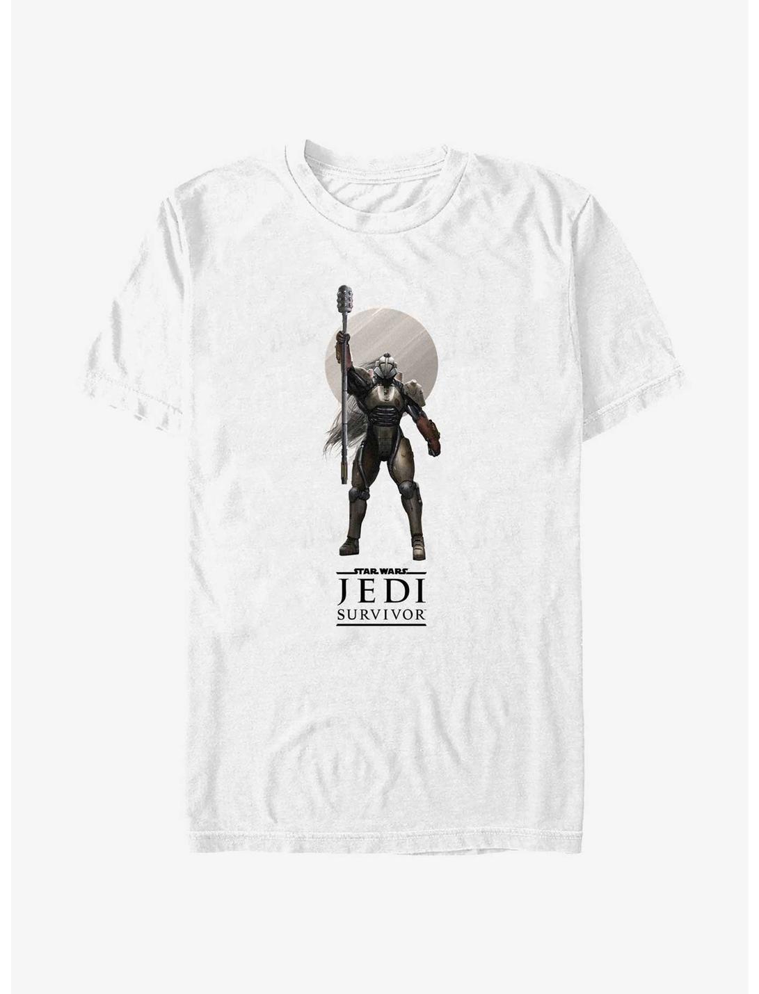 Star Wars Jedi: Survivor Rayvis Logo T-Shirt, WHITE, hi-res