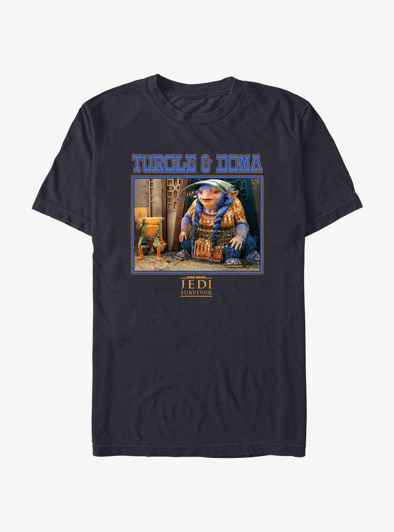 Star Wars Jedi: Survivor Turgle & Doma Poster T-Shirt, , hi-res