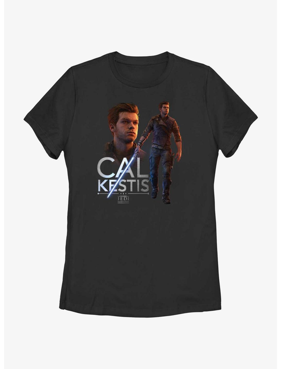 Star Wars Jedi: Survivor Cal Kestis Hero Womens T-Shirt, BLACK, hi-res