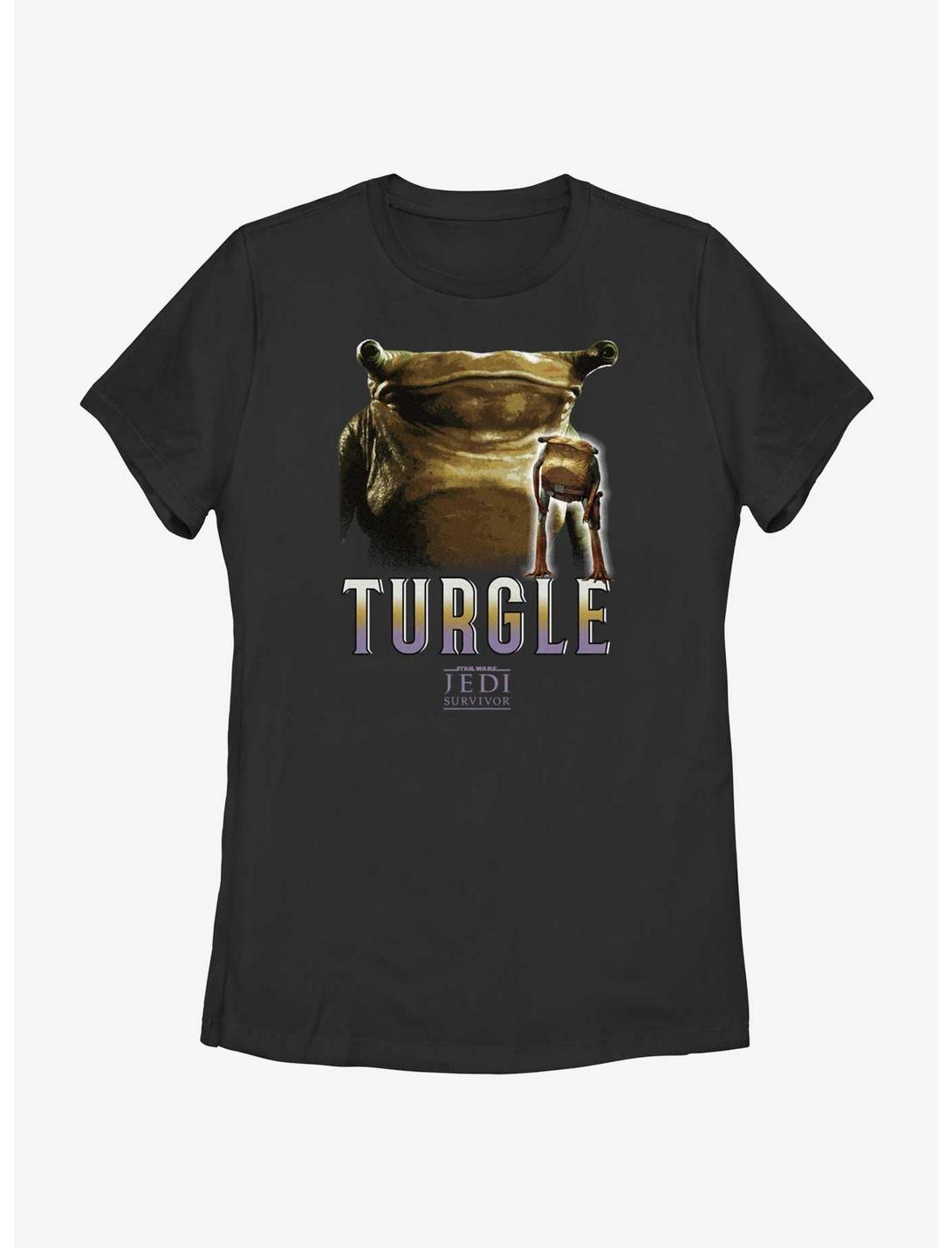 Star Wars Jedi: Survivor Turgle Hero Womens T-Shirt, BLACK, hi-res
