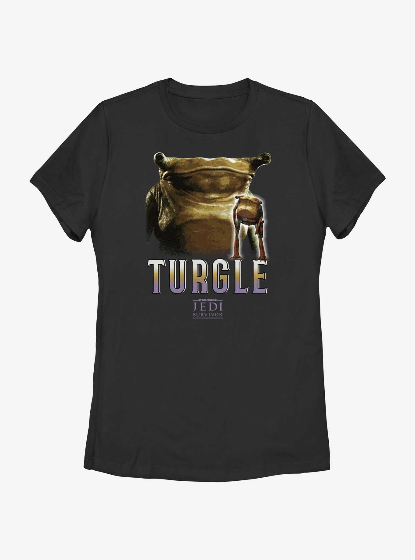 Star Wars Jedi: Survivor Turgle Hero Womens T-Shirt, BLACK, hi-res