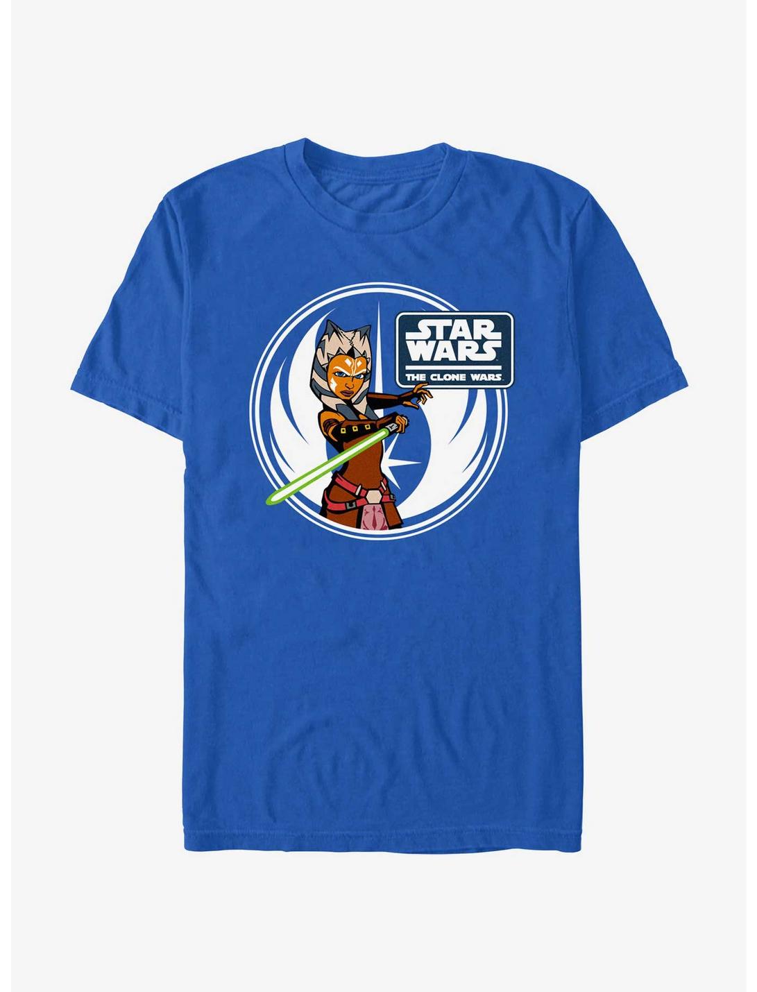 Star Wars: The Clone Wars Ahsoka Alliance Emblem T-Shirt, ROYAL, hi-res