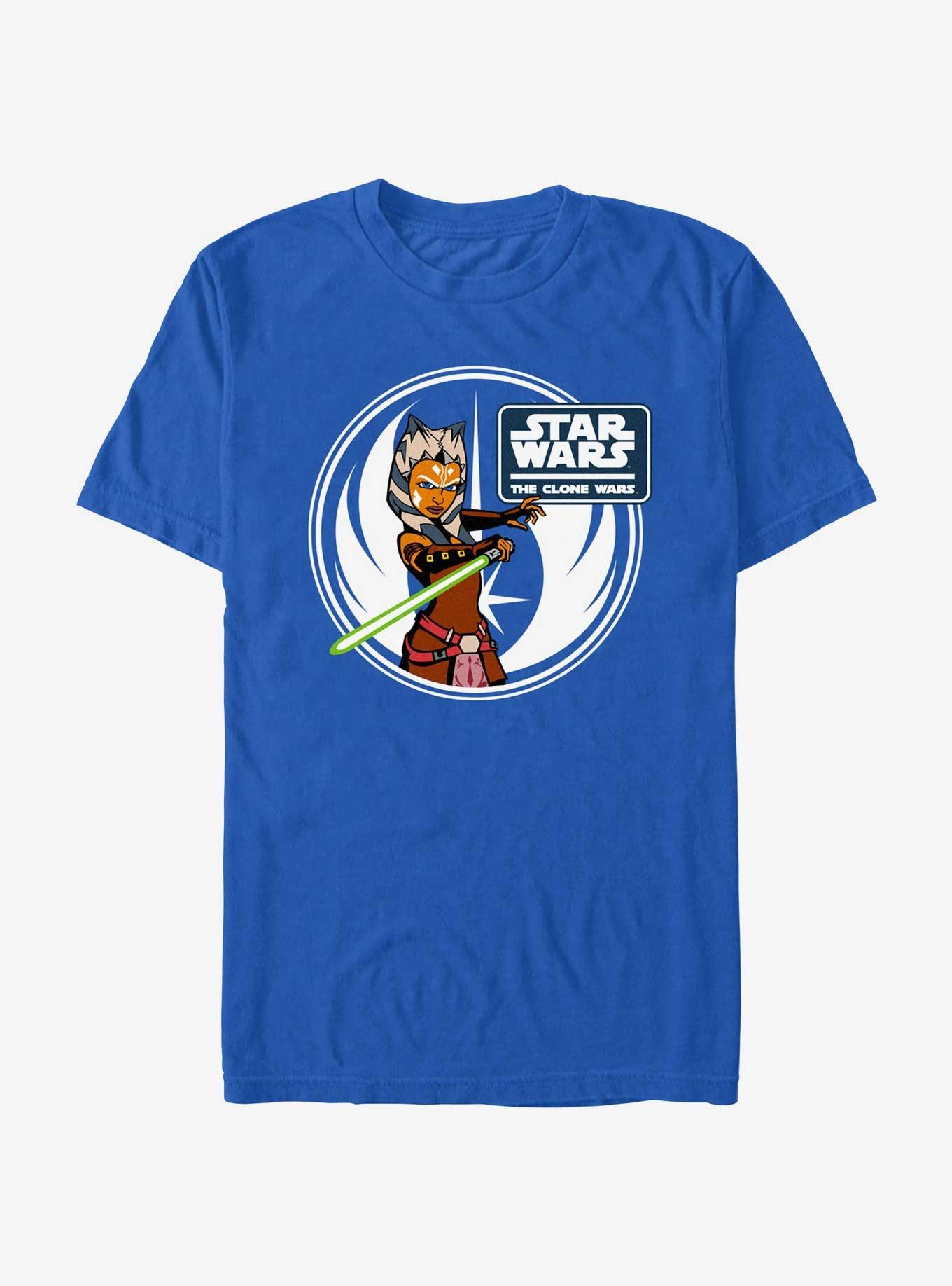 Star Wars: The Clone Wars Ahsoka Alliance Emblem T-Shirt, ROYAL, hi-res