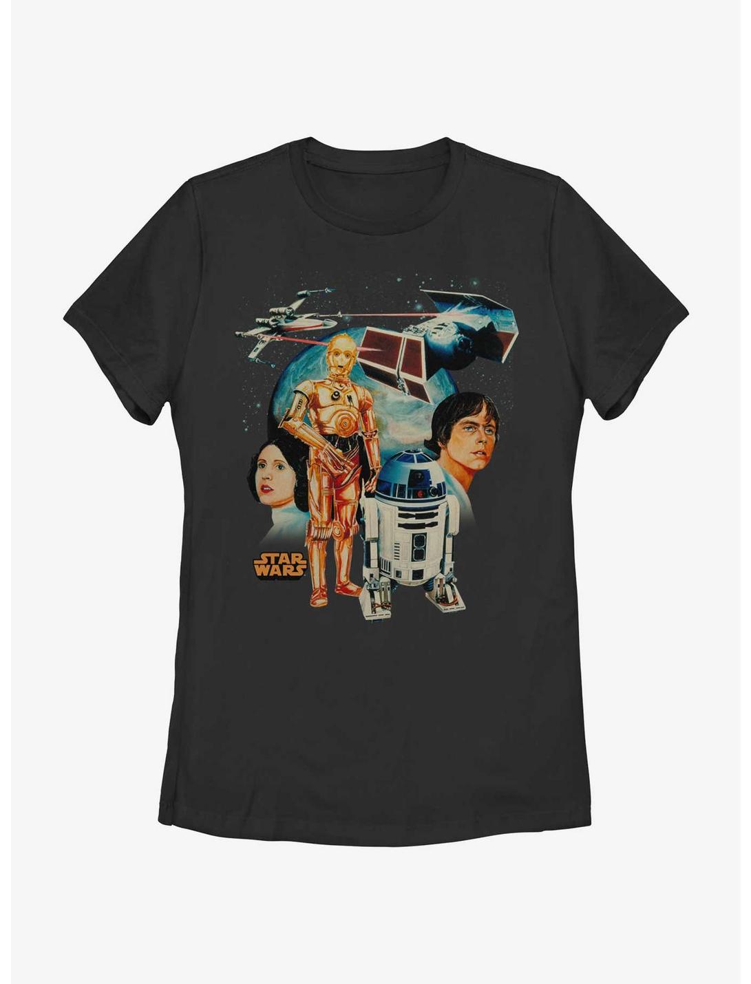 Star Wars Visions Past Womens T-Shirt, BLACK, hi-res