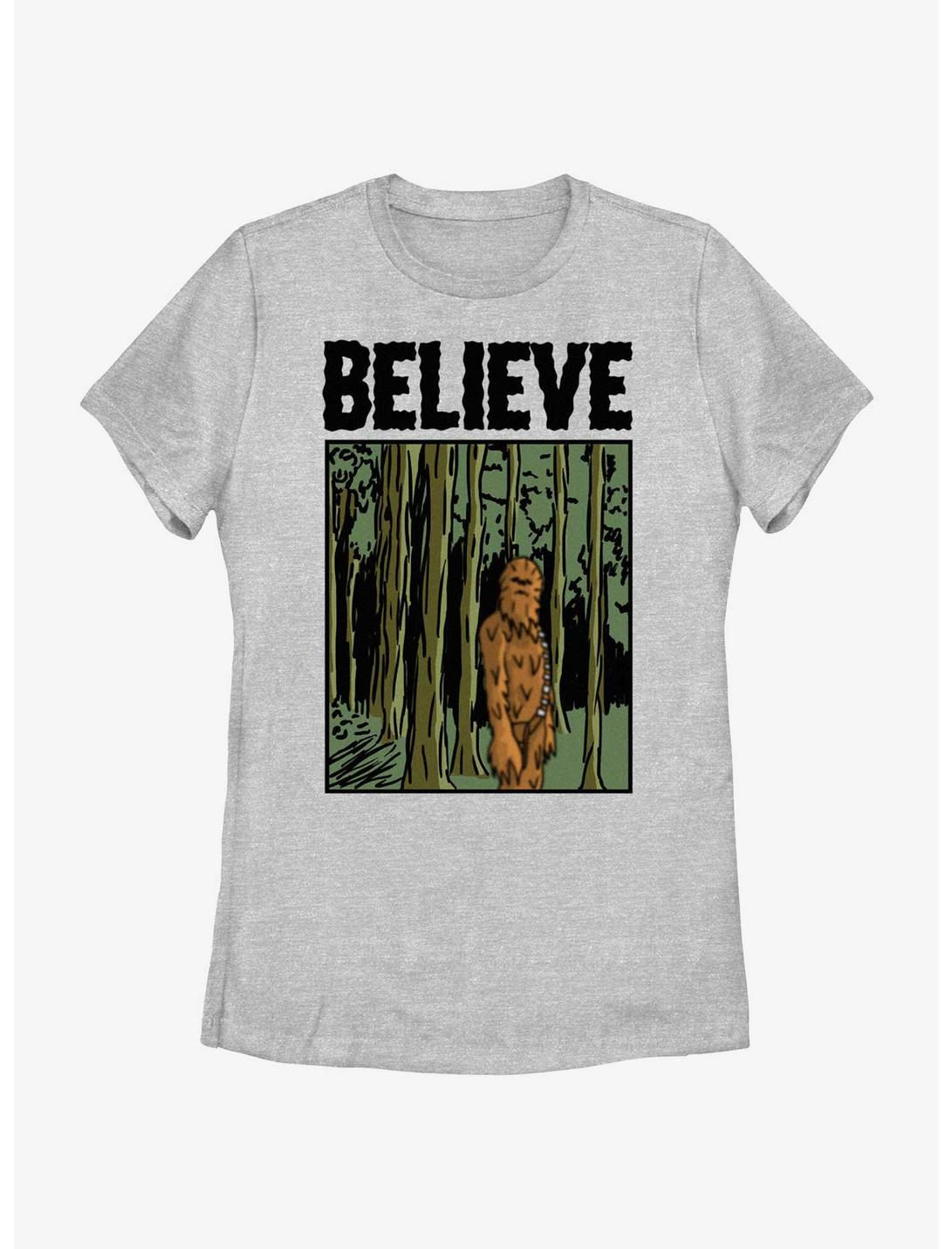 Star Wars Believe In Chewie Womens T-Shirt, ATH HTR, hi-res