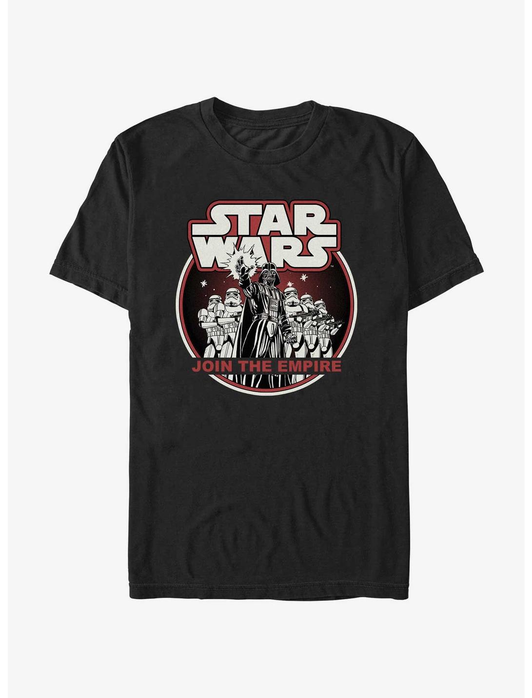 Star Wars Join The Empire Badge T-Shirt, BLACK, hi-res